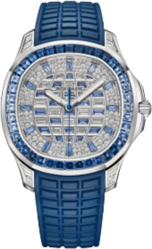 Patek Philippe Aquanaut Luce Haute Joaillerie 38mm White Gold Diamond Pavé Dial Gem-Set Bezel – 5268/461G-001