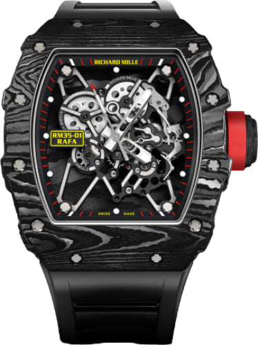 Richard Mille Rafael Nadal 50mm Carbon Openworked Dial – RM35-01