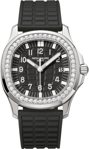 Patek Philippe Aquanaut Luce 40mm Stainless Steel Black Dial Diamond Bezel – 5067A-001