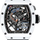 Richard Mille Declutchable Rotor 42mm White Ceramic Openworked Dial – RM30-01