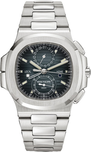 Patek Philippe Nautilus Flyback Chronograph Travel Time 40.5mm Stainless Steel Blue-Black Dial – 5990/1A-011