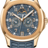 Patek Philippe Aquanaut Luce Annual Calendar 39mm Rose Gold Blue Dial Rubber Strap – 5261R-001