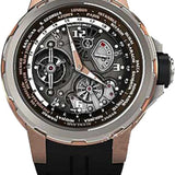 Richard Mille Tourbillon Worldtimer Jean Todt Titanium and Red Gold Openworked Dial – RM58-01