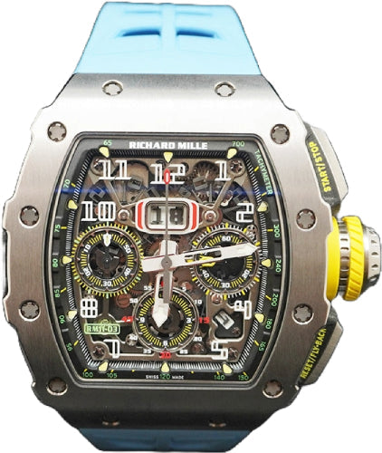 Richard Mille Chronograph 50mm Titanium Openworked Dial – RM11-03
