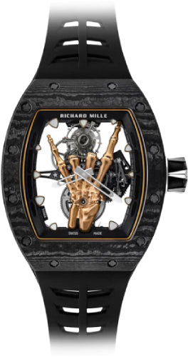 Richard Mille Manual Winding Flying Tourbillon Limited Edition 49mm Titanium Openworked Dial – RM66