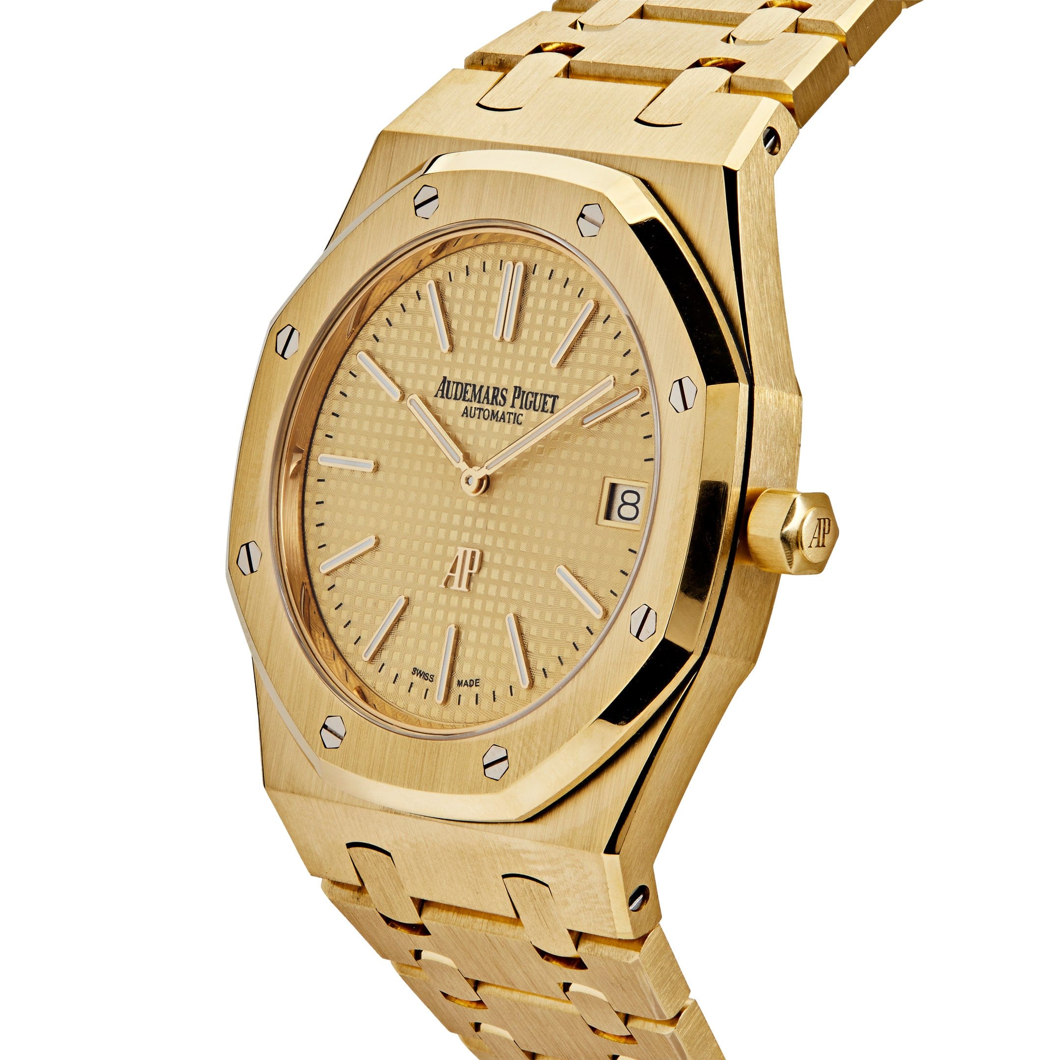 Audemars Piguet Royal Oak 15202BA.OO.1240BA.02 'Jumbo' '40th Anniversary' Extra-Thin Yellow Gold view 2