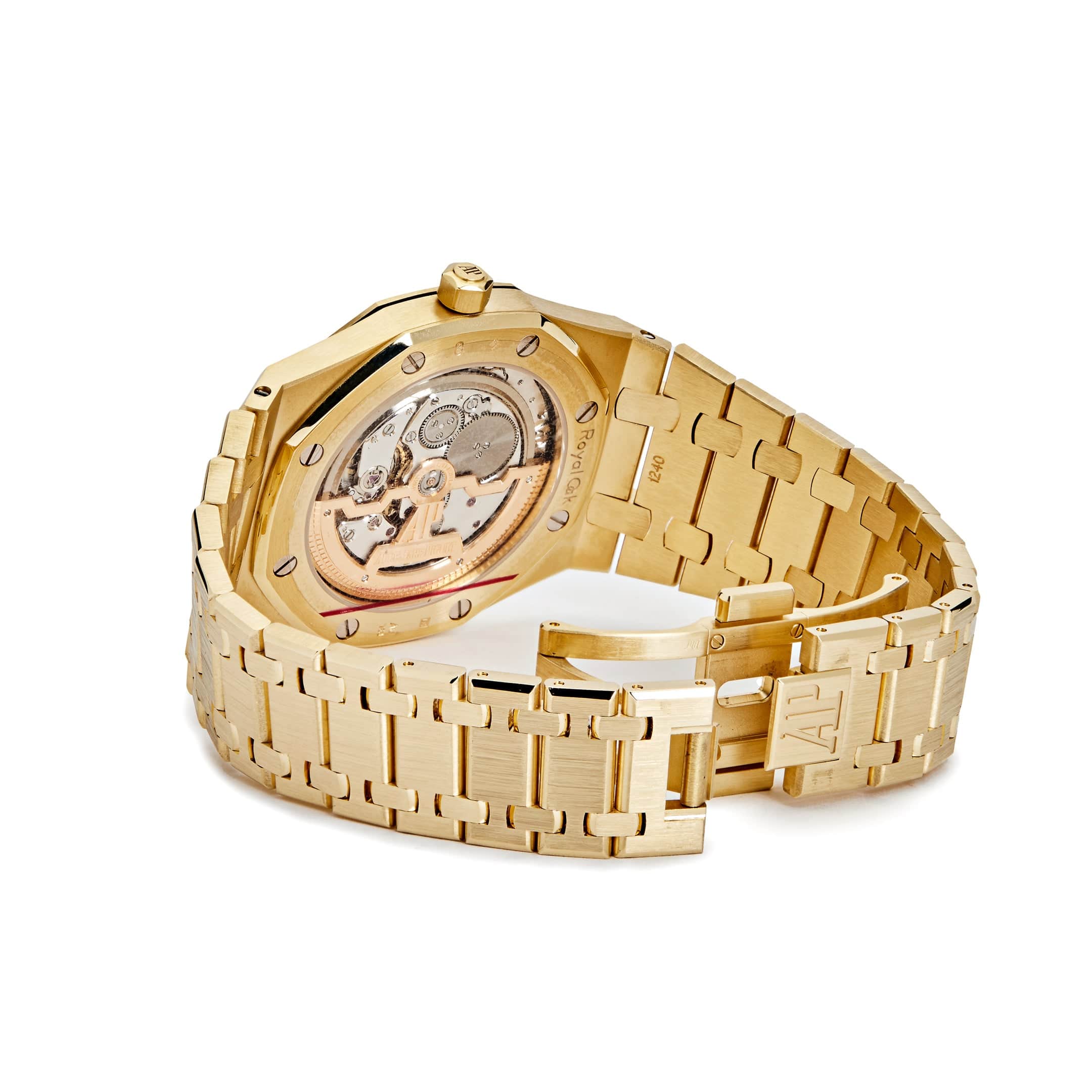 Audemars Piguet Royal Oak 15202BA.OO.1240BA.02 'Jumbo' '40th Anniversary' Extra-Thin Yellow Gold view 4