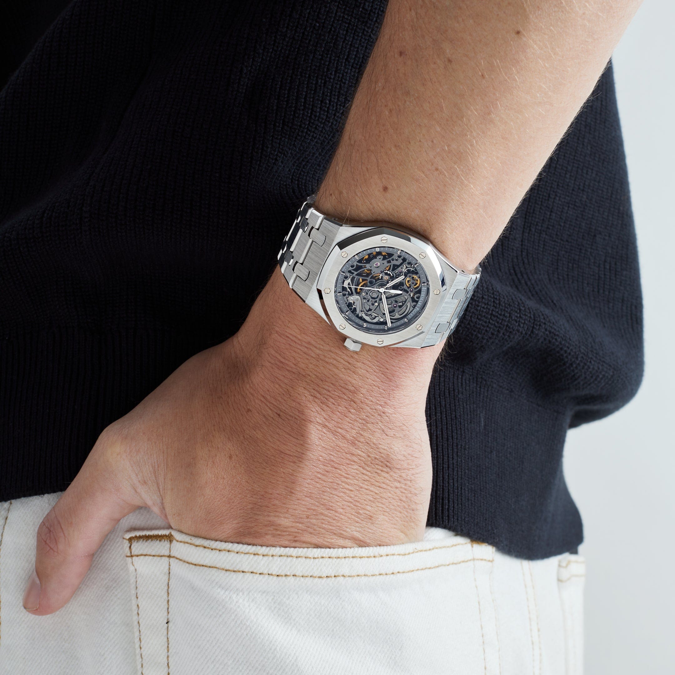 Audemars Piguet Royal Oak 15305ST.OO.1220ST.01 Stainless Steel Openworked (2011) view 2