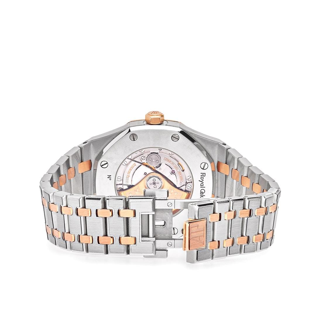 Audemars Piguet Royal Oak 15400SR.OO.1220SR.01 Stainless Steel Rose Gold White Dial (2015) view 4
