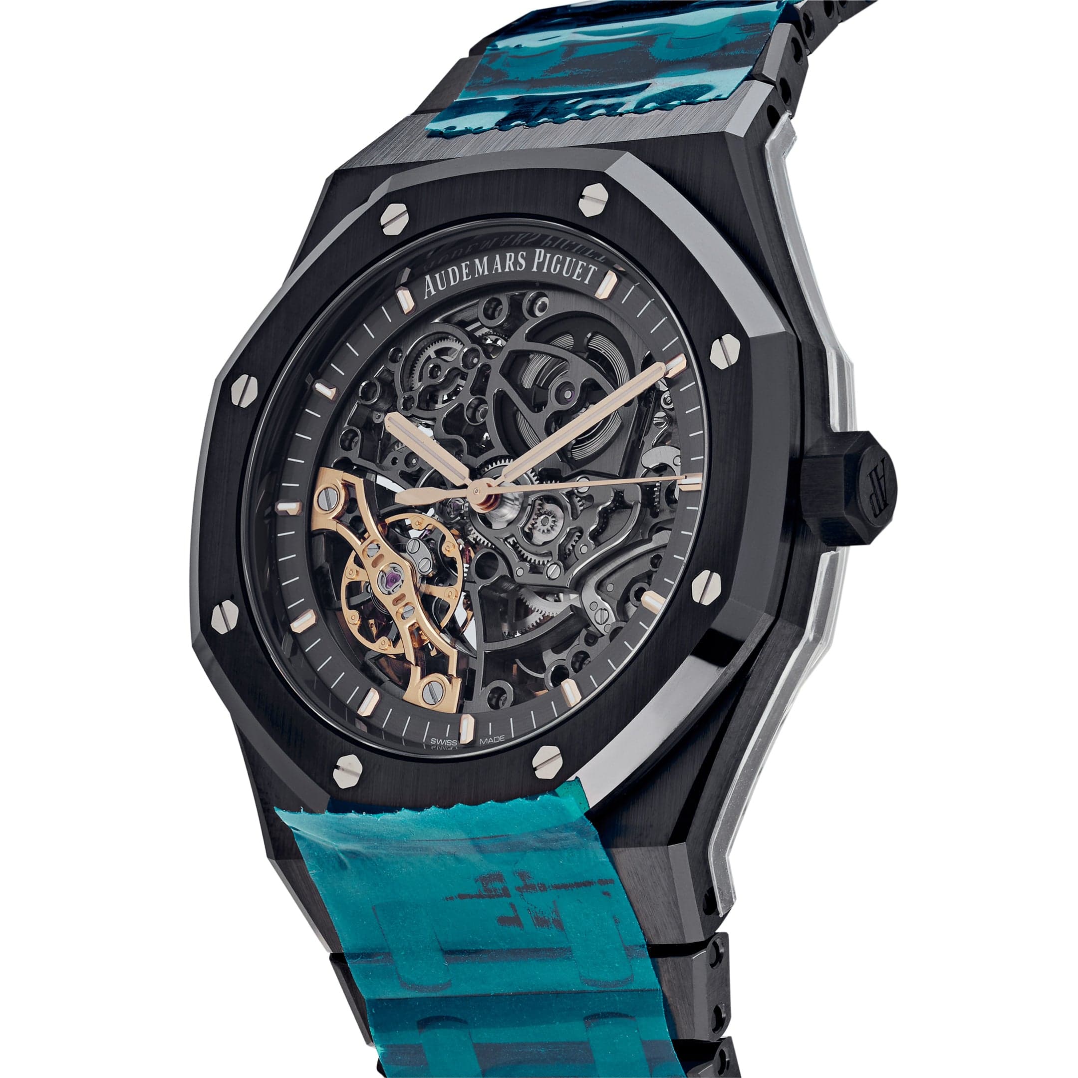 Audemars Piguet Royal Oak 15416CE.OO.1225CE.01 Double Balance Wheel Openworked Black Ceramic view 2