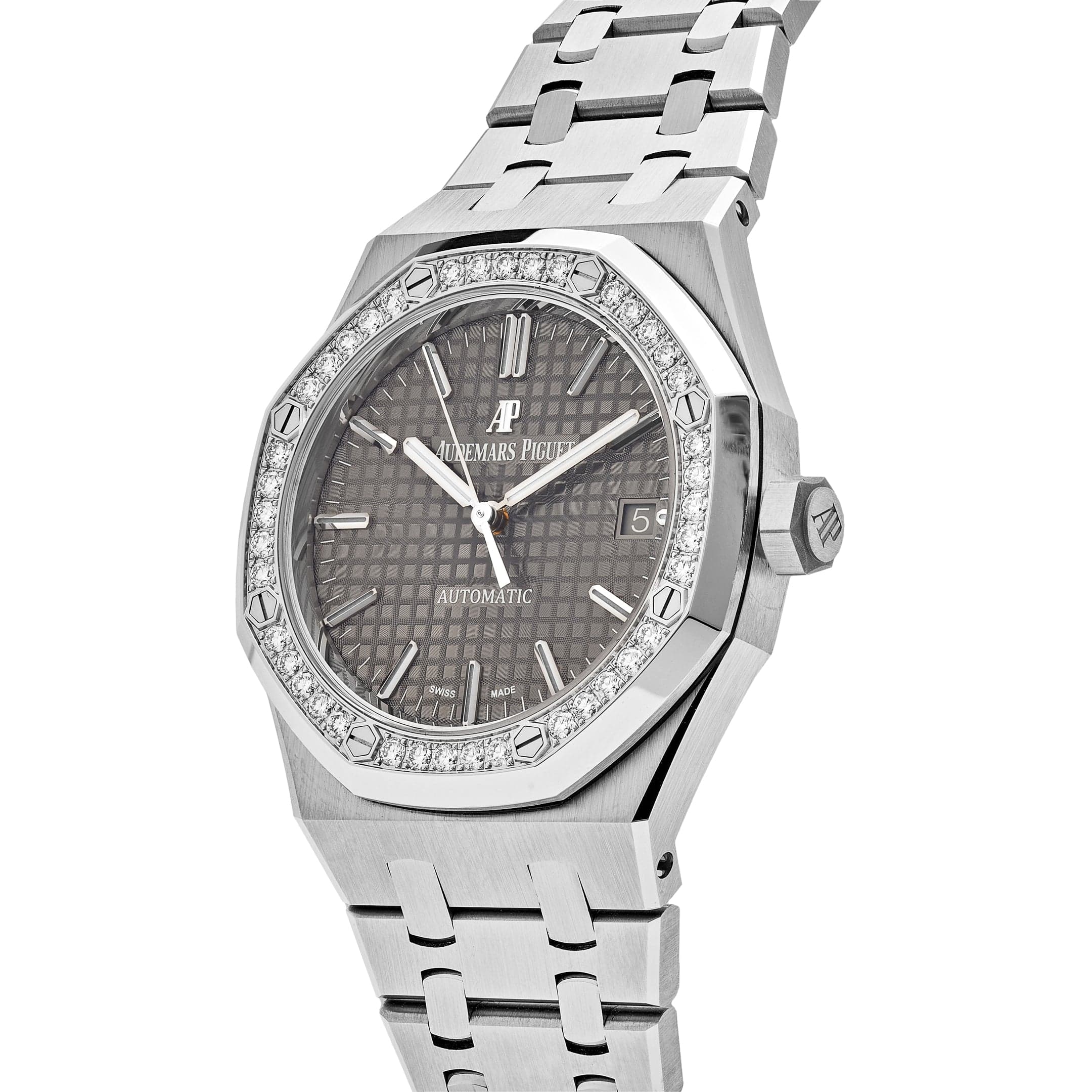 Audemars Piguet Royal Oak 15451ST.ZZ.1256ST.02 Selfwinding Stainless Steel Grey Dial (2020) view 3