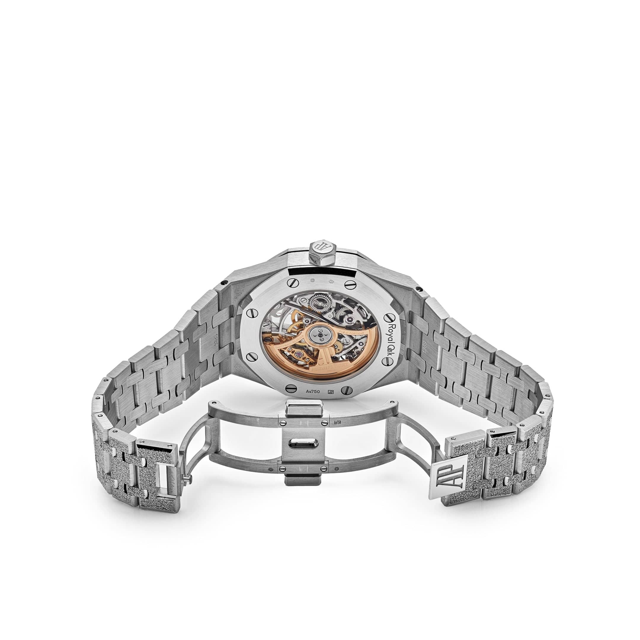 Audemars Piguet Royal Oak 15466BC.GG.1259BC.01 Double Balance Wheel Frosted White Gold (2023) view 7
