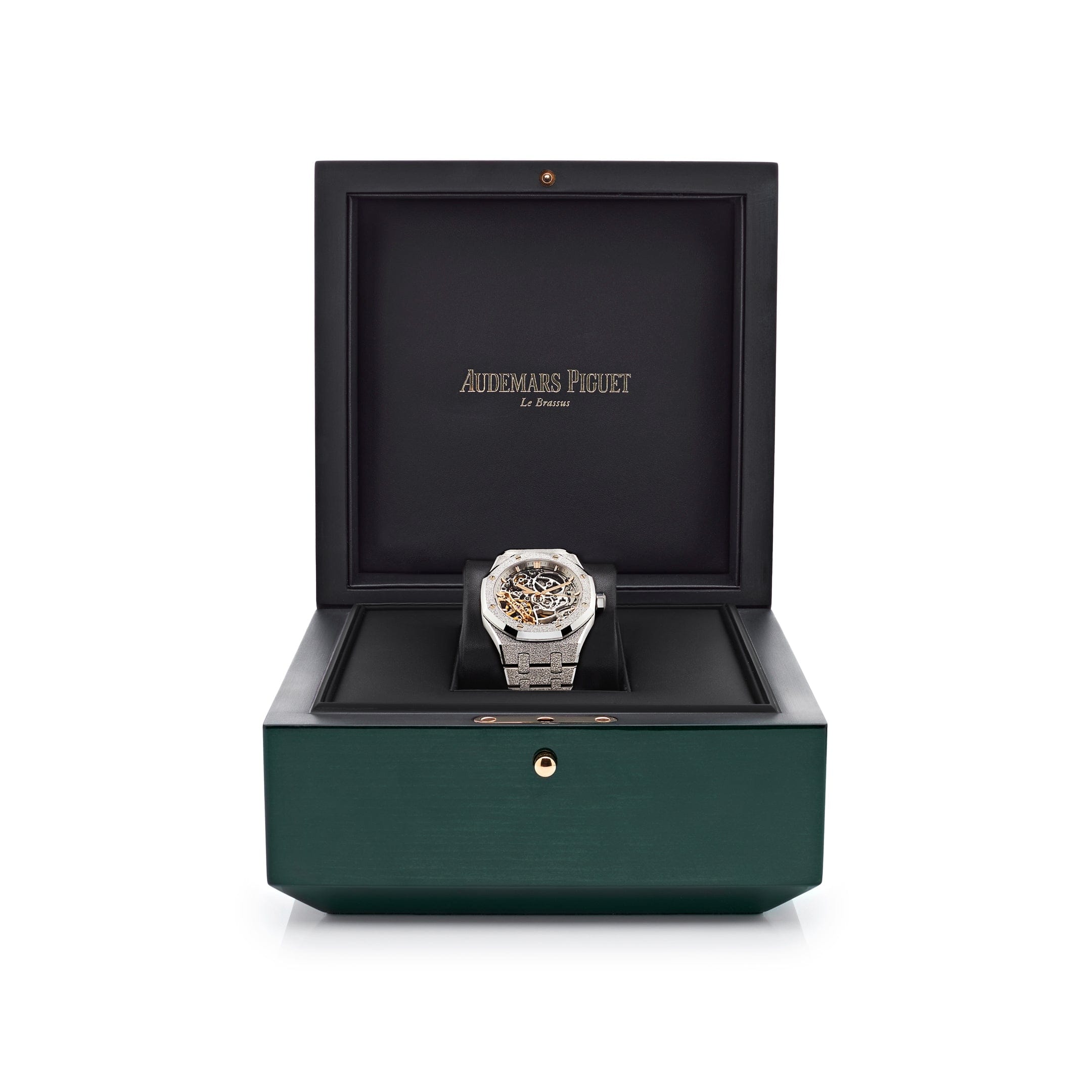 Audemars Piguet Royal Oak 15466BC.GG.1259BC.01 Double Balance Wheel Frosted White Gold (2023) view 8
