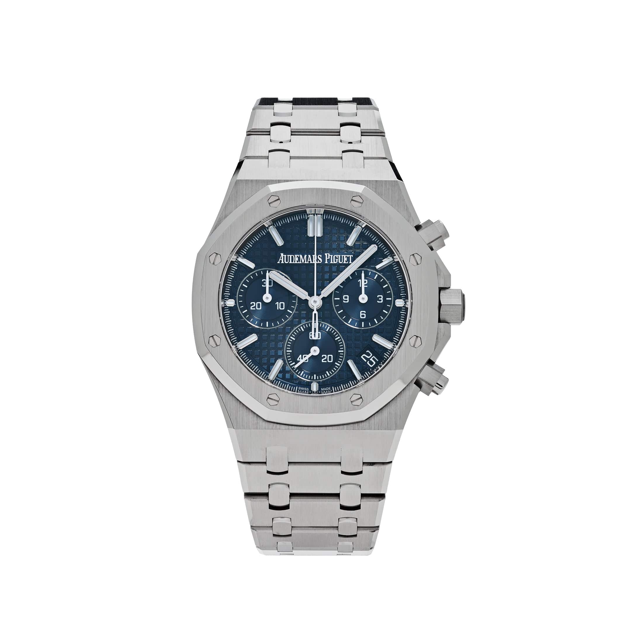 Audemars Piguet Royal Oak 26240ST.OO.1320ST.01 Selfwinding Chronograph '50th Anniversary' Stainless Steel Blue Dial