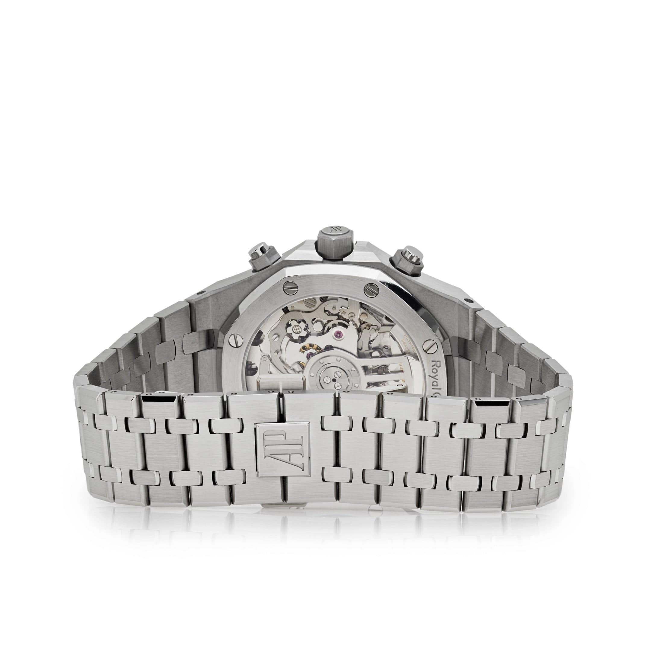 Audemars Piguet Royal Oak 26240ST.OO.1320ST.01 Selfwinding Chronograph '50th Anniversary' Stainless Steel Blue Dial view 4