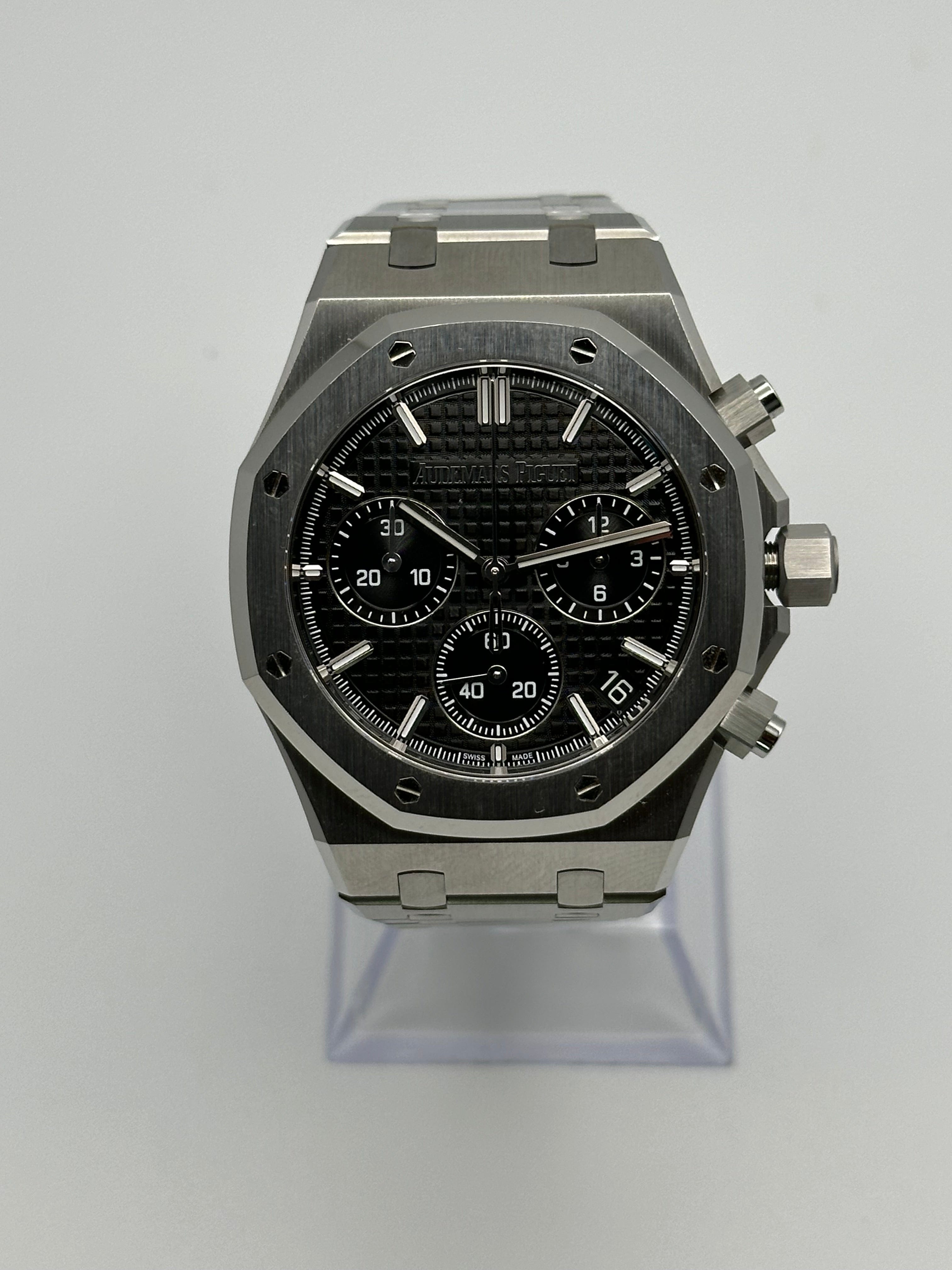 Audemars Piguet Royal Oak 26240ST.OO.1320ST.02 Selfwinding Chronograph '50th Anniversary' Stainless Steel Black Dial view 2
