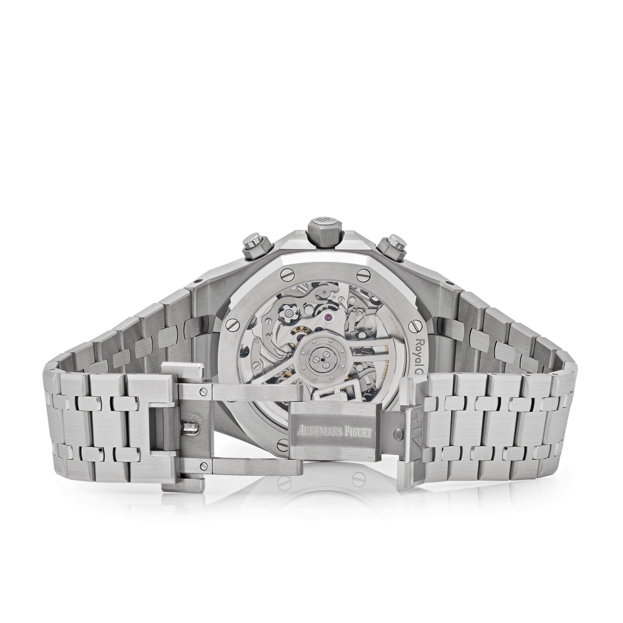 Audemars Piguet Royal Oak 26240ST.OO.1320ST.03 Selfwinding Chronograph '50th Anniversary' Stainless Steel White Dial view 6