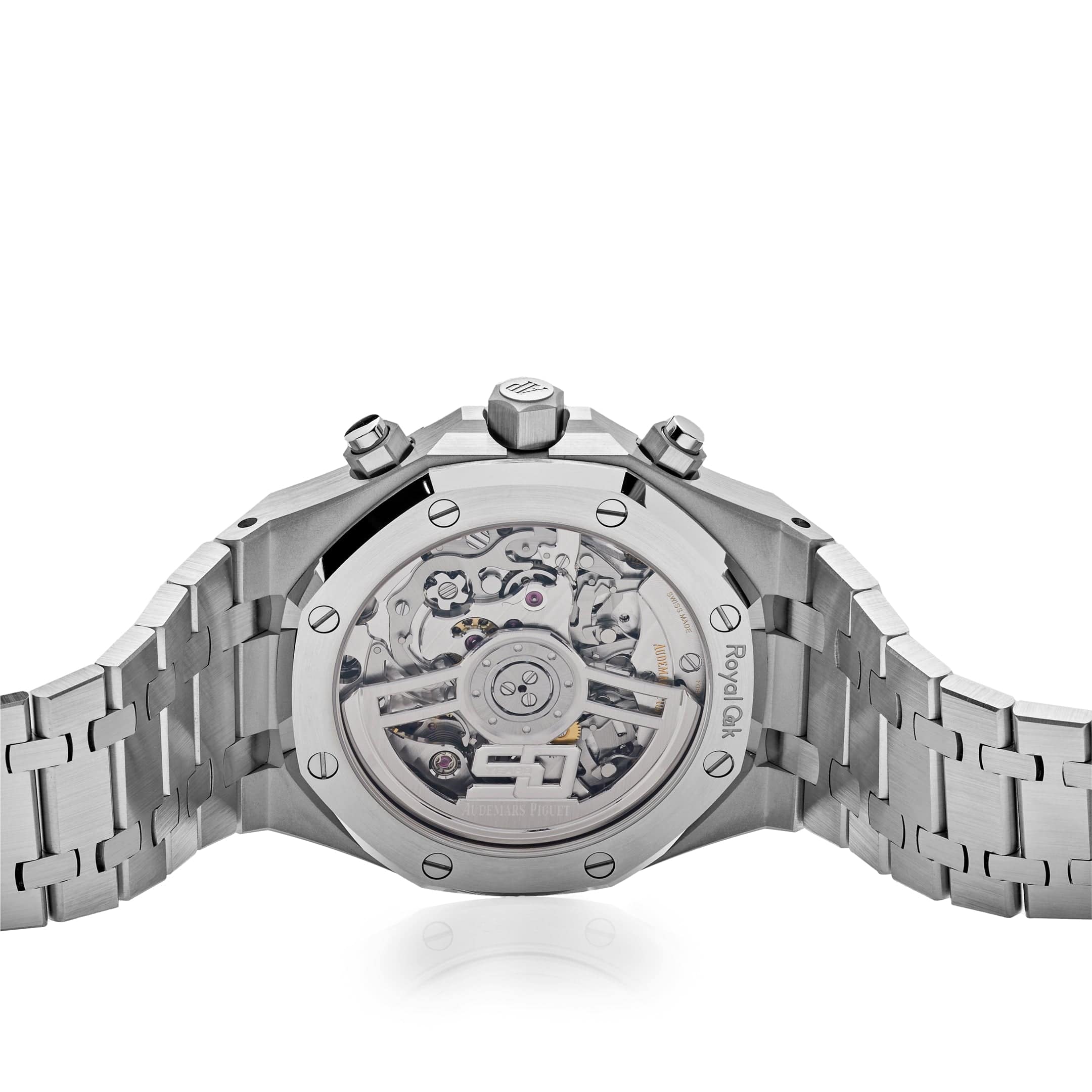 Audemars Piguet Royal Oak 26240ST.OO.1320ST.03 Selfwinding Chronograph '50th Anniversary' Stainless Steel White Dial view 8