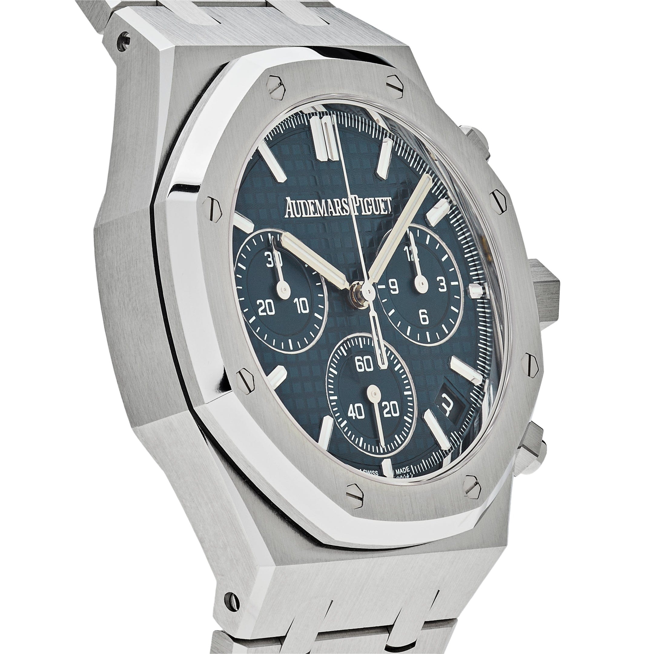 Audemars Piguet Royal Oak 26240ST.OO.1320ST.05 Selfwinding Chronograph Steel Blue Dial (2023) view 4