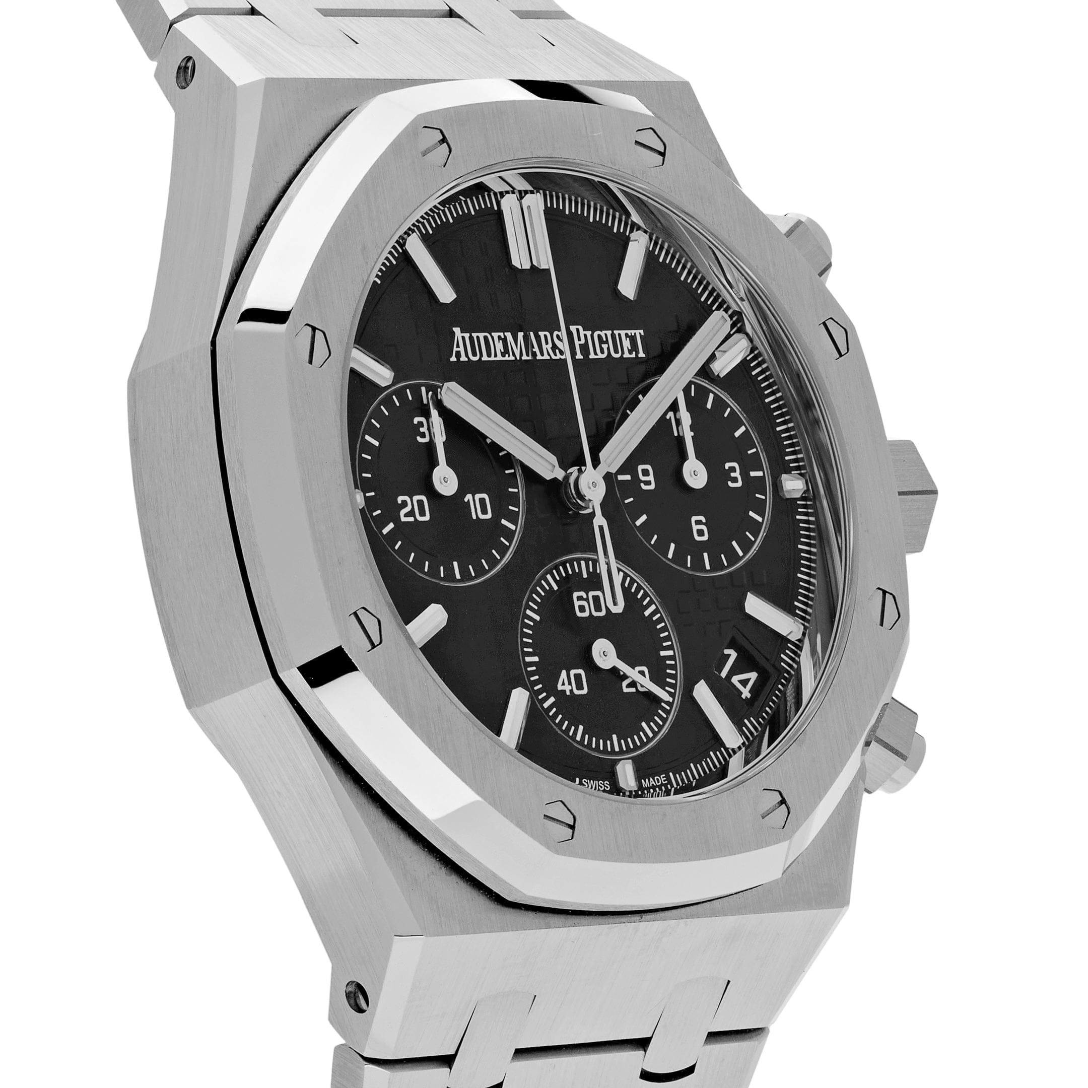 Audemars Piguet Royal Oak 26240ST.OO.1320ST.06 Selfwinding Chronograph Stainless Steel Black Dial (2022) view 3