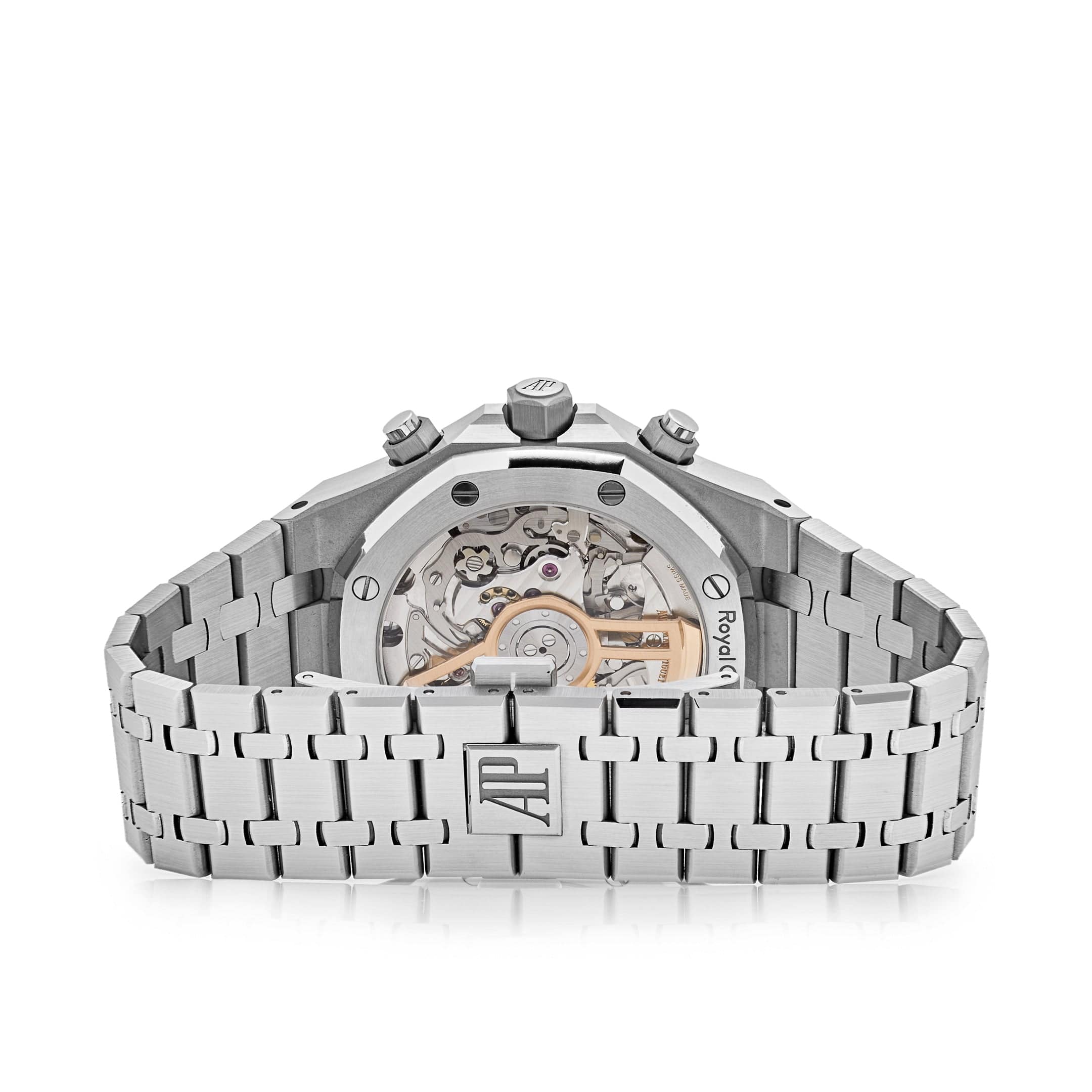 Audemars Piguet Royal Oak 26240ST.OO.1320ST.08 Selfwinding Chronograph Stainless Steel Green Dial (2023) view 4