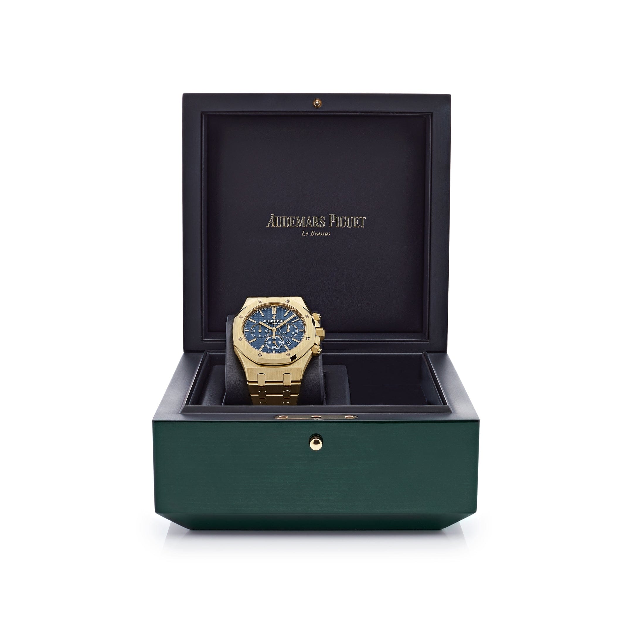 Audemars Piguet Royal Oak 26320BA.OO.1220BA.02 Chronograph Yellow Gold Blue Dial (2016) view 7
