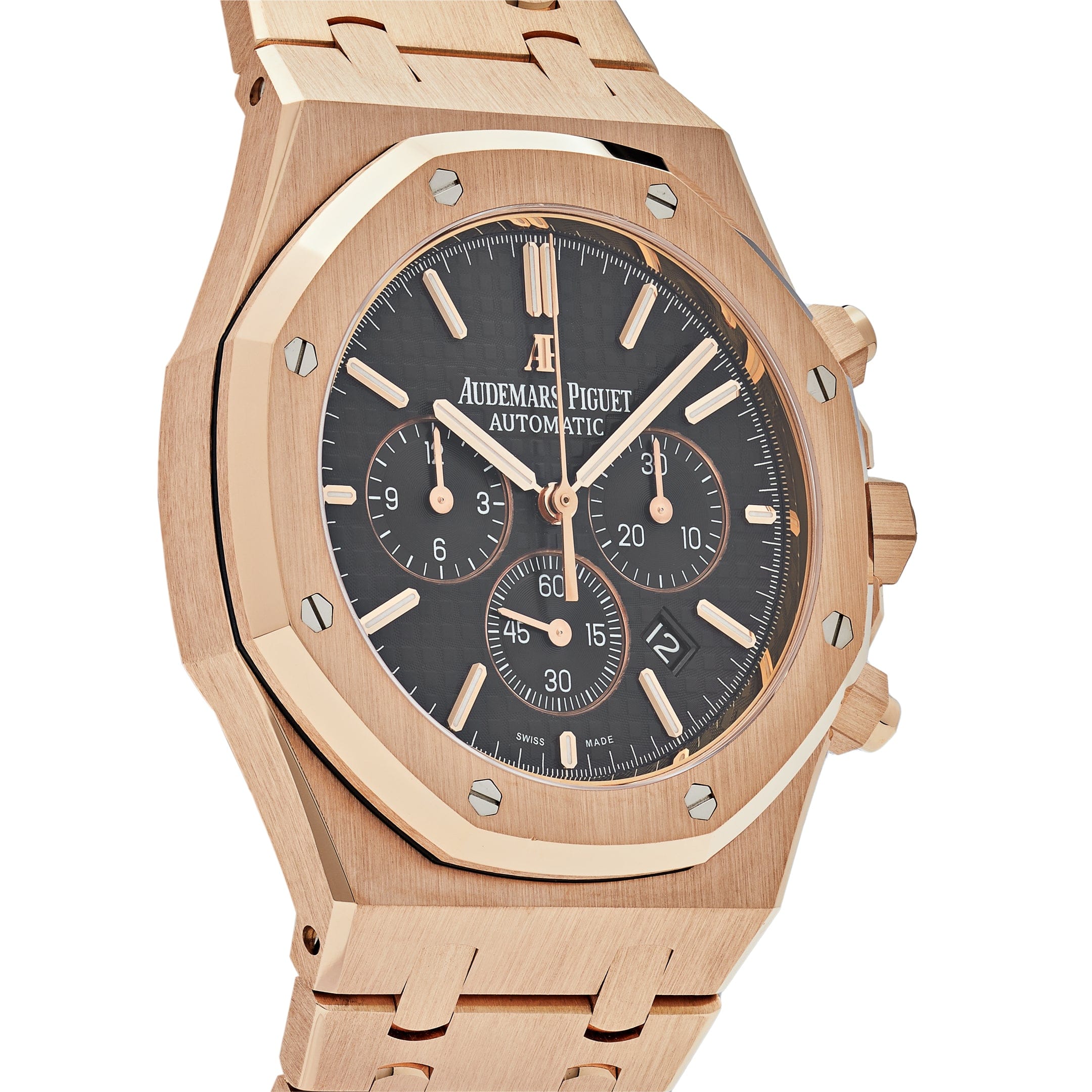 Audemars Piguet Royal Oak 26320OR.OO.D002CR.01 Chronograph Rose Gold Black Dial (2015) view 4