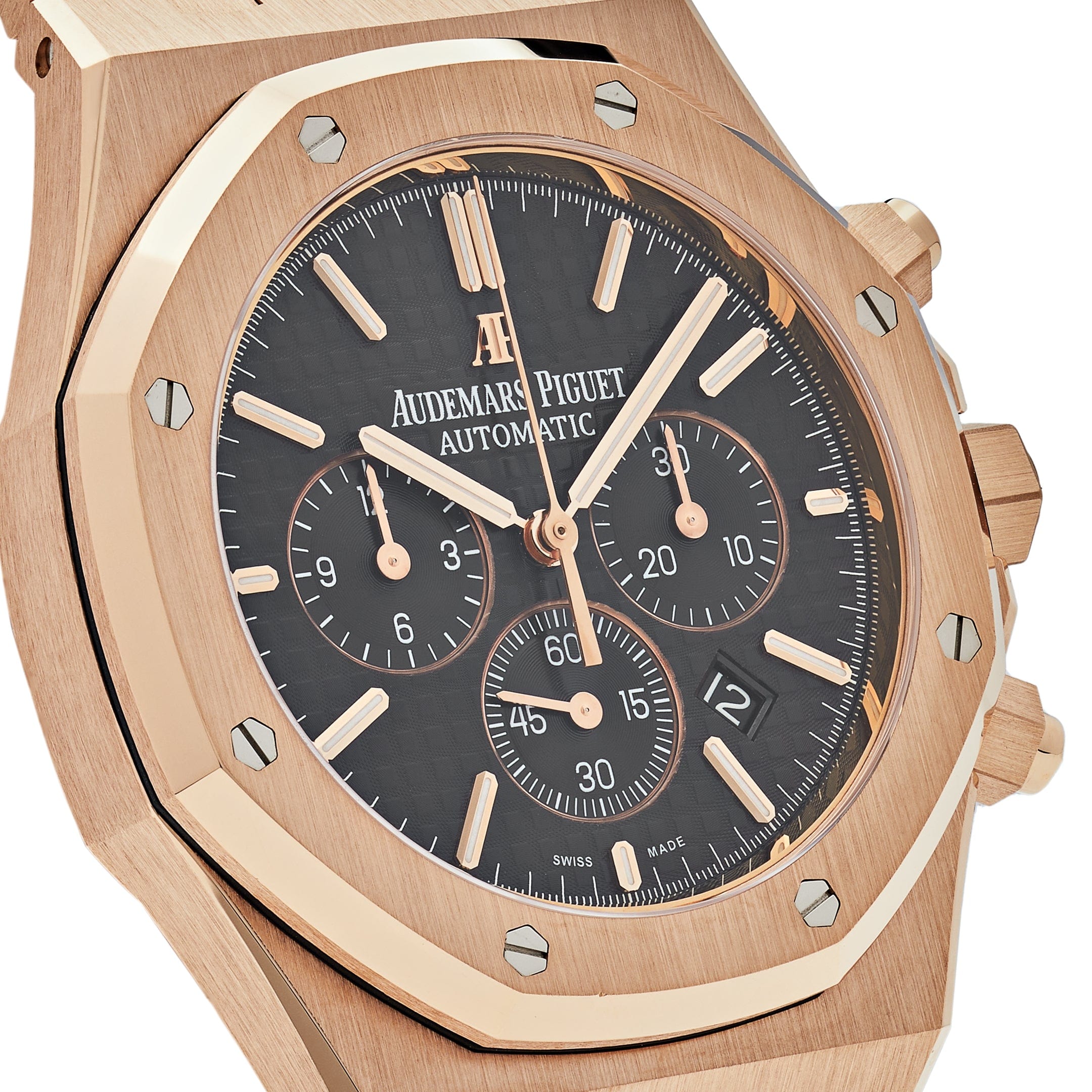 Audemars Piguet Royal Oak 26320OR.OO.D002CR.01 Chronograph Rose Gold Black Dial (2015) view 5