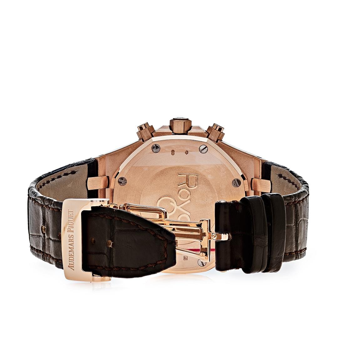 Audemars Piguet Royal Oak 26331OR.OO.D821CR.01 Selfwinding Chronograph Rose Gold Brown Dial (2020) view 4