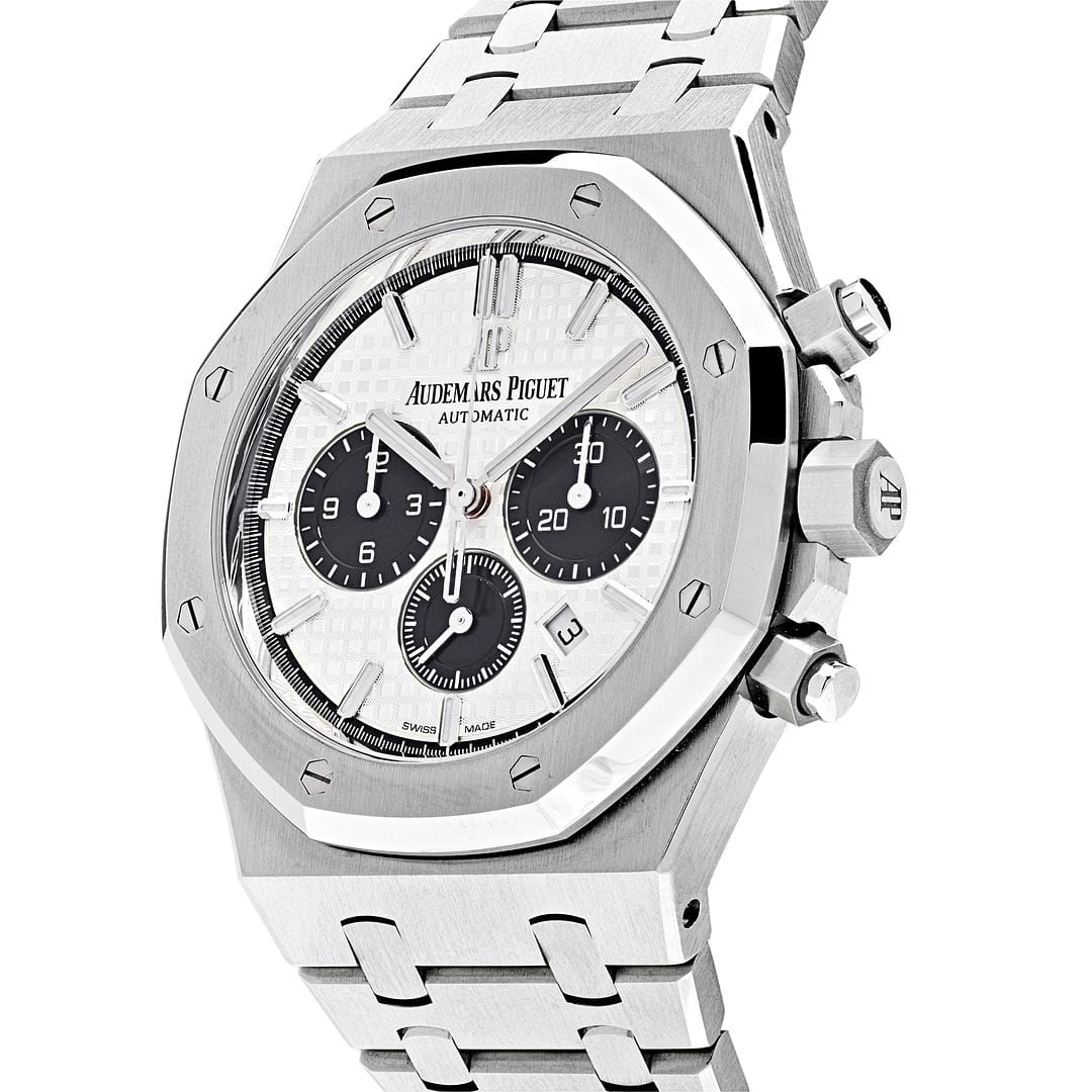 Audemars Piguet Royal Oak 26331ST.OO.1220ST.03 Selfwinding Chronograph Stainless Steel White Dial (2019) view 2
