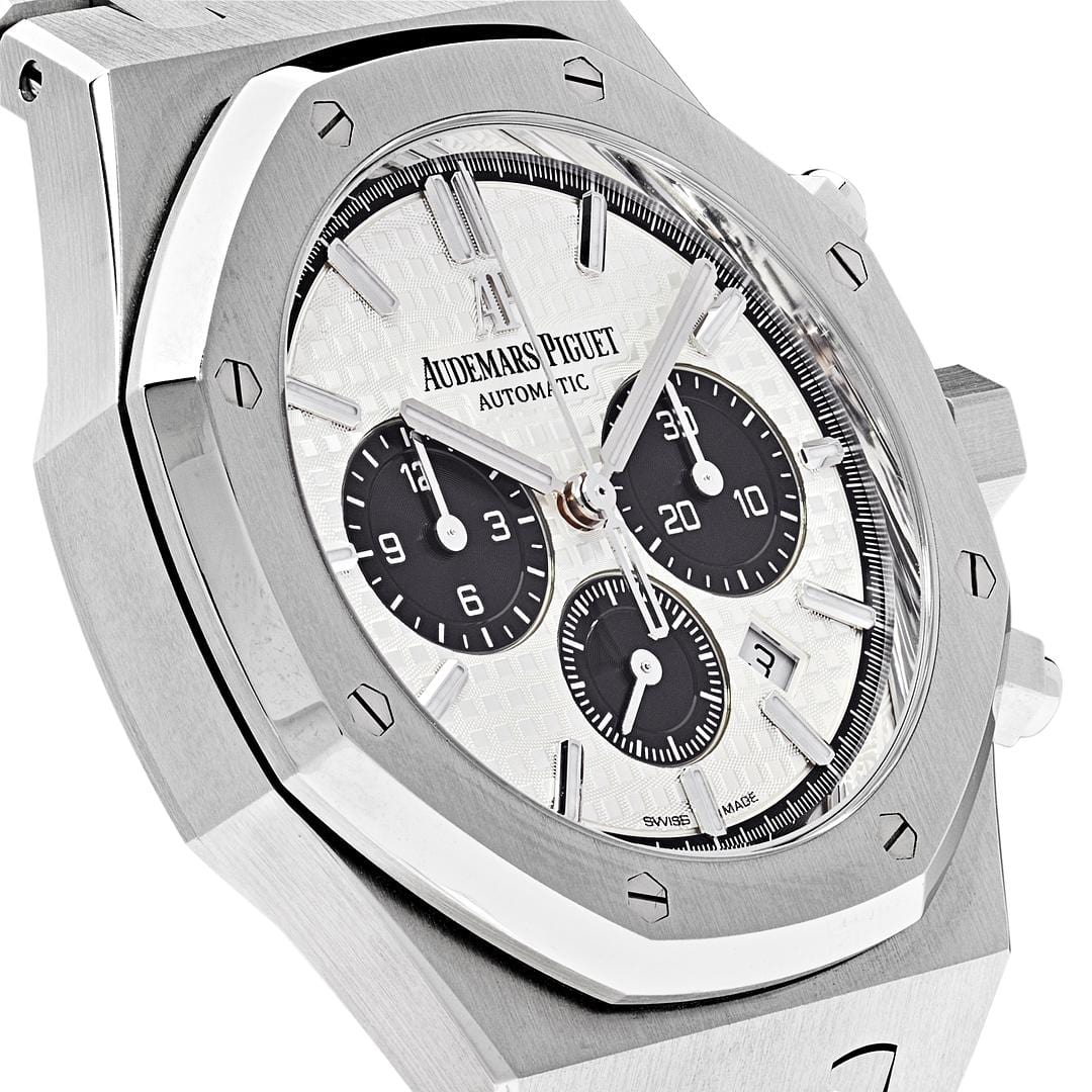 Audemars Piguet Royal Oak 26331ST.OO.1220ST.03 Selfwinding Chronograph Stainless Steel White Dial (2019) view 3