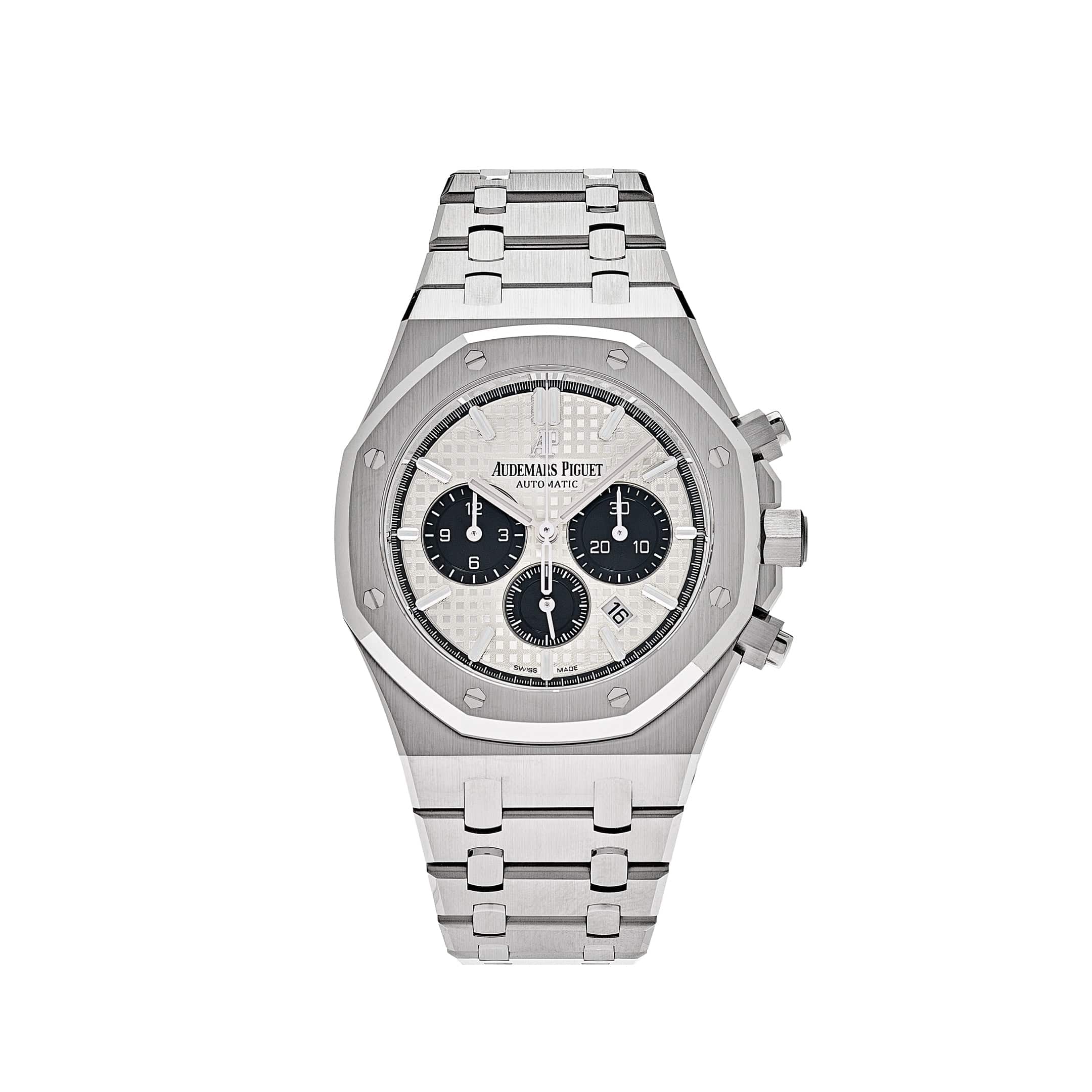 Audemars Piguet Royal Oak 26331ST.OO.1220ST.03 Selfwinding Chronograph Stainless Steel White Dial