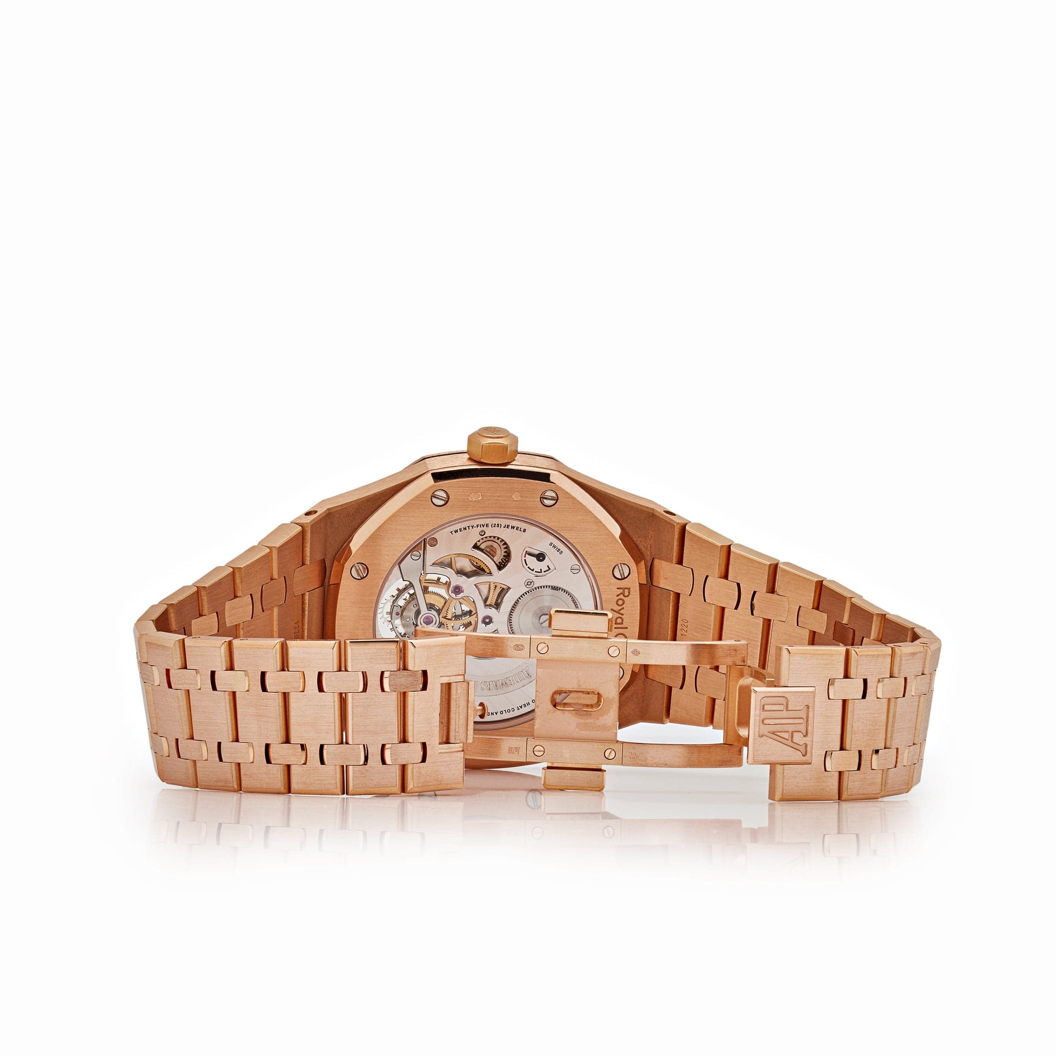 Audemars Piguet Royal Oak 26521OR.SS.1220OR.01 'Extra-Thin' Tourbillon Rose Gold Blue Sapphire view 6
