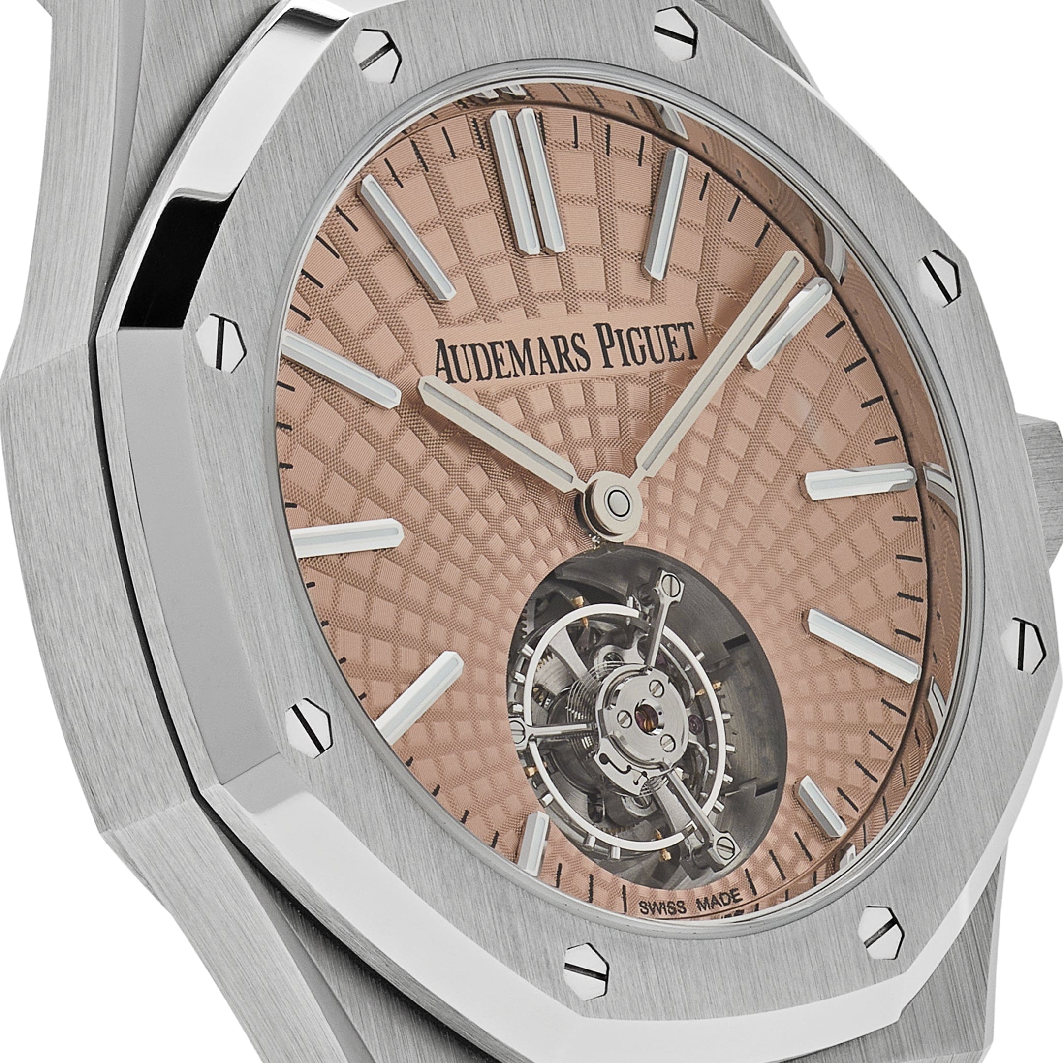 Audemars Piguet Royal Oak 26531TI.OO.1220TI.01 Selfwinding Flying Tourbillon Titanium Salmon Dial Limited Edition (2024) view 6