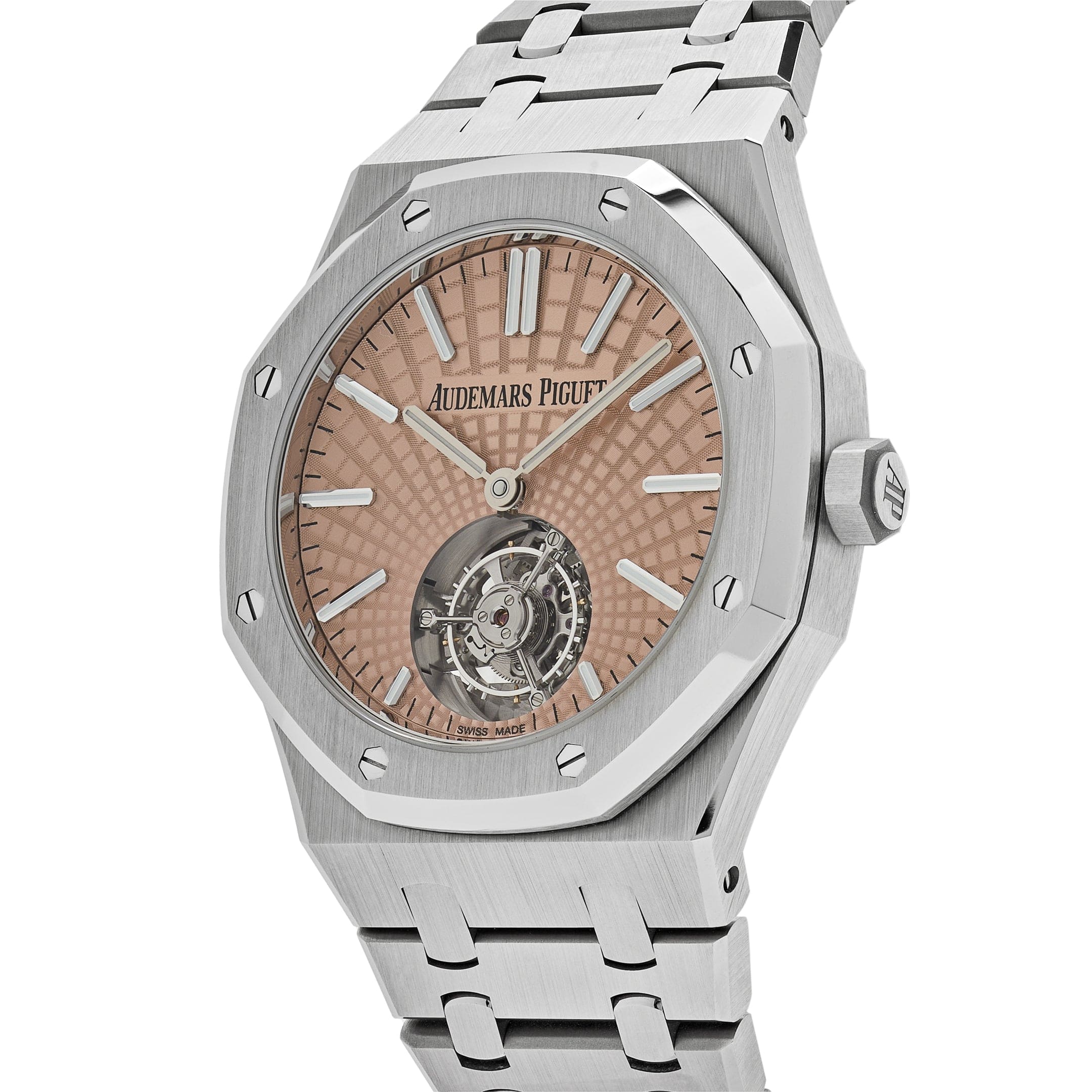 Audemars Piguet Royal Oak 26531TI.OO.1220TI.01 Selfwinding Flying Tourbillon Titanium Salmon Dial Limited Edition (2024) view 4
