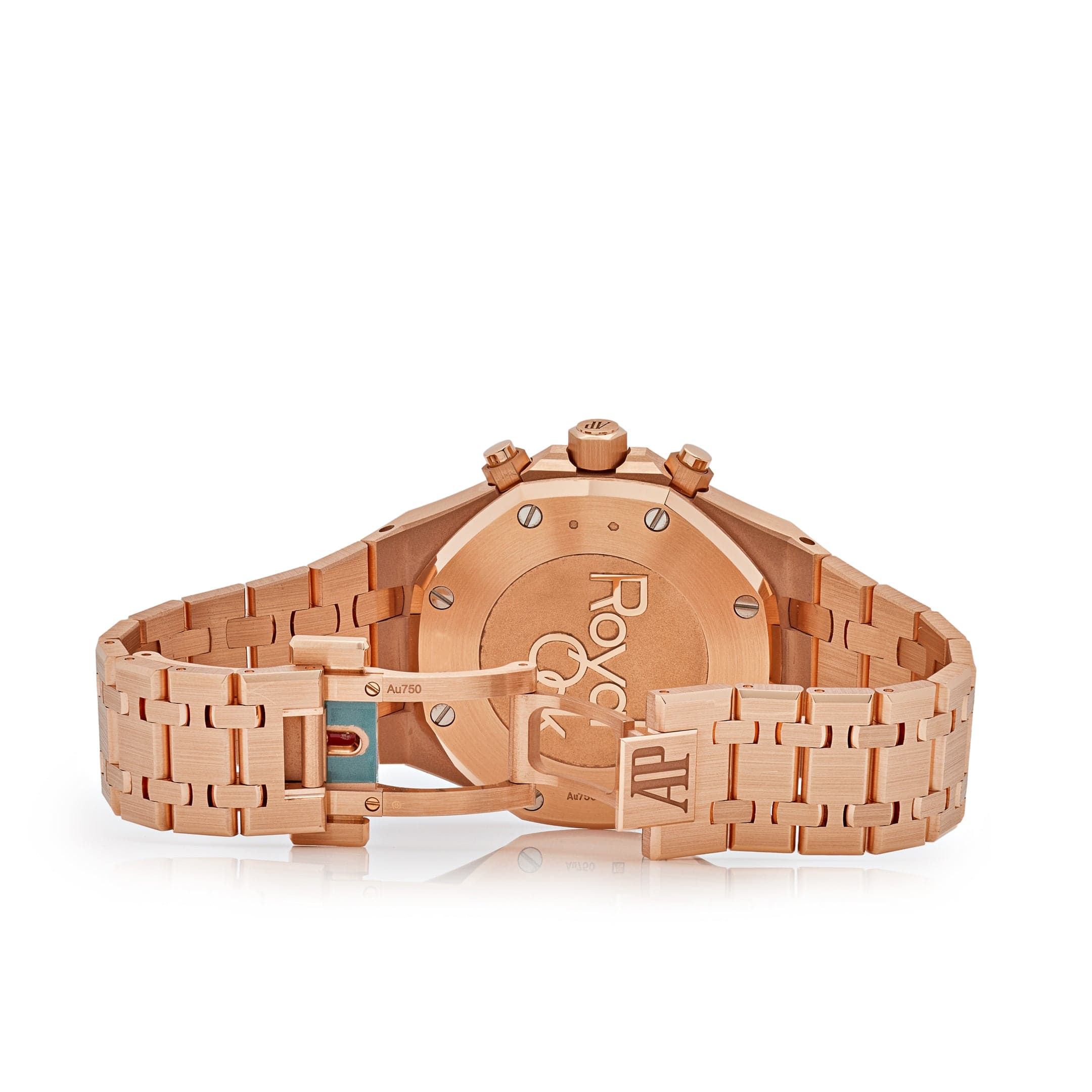 Audemars Piguet Royal Oak 26715OR.ZZ.1356OR.01 Selfwinding Chronograph Rose Gold Diamond Bezel (2022) view 6