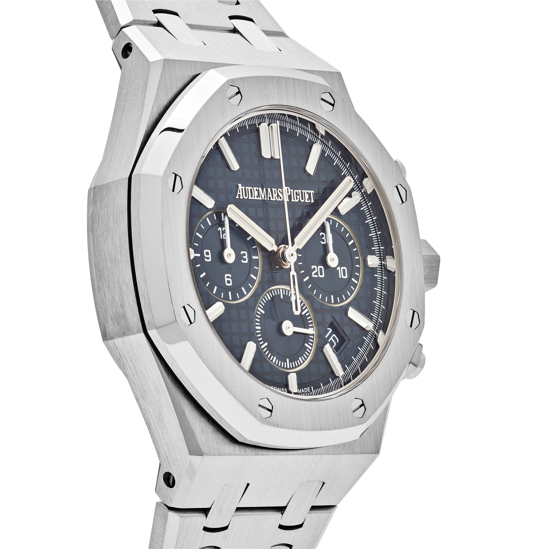 Audemars Piguet Royal Oak 26715ST.OO.1356ST.01 Selfwinding Chronograph Stainless Steel Blue Dial (2022) view 4