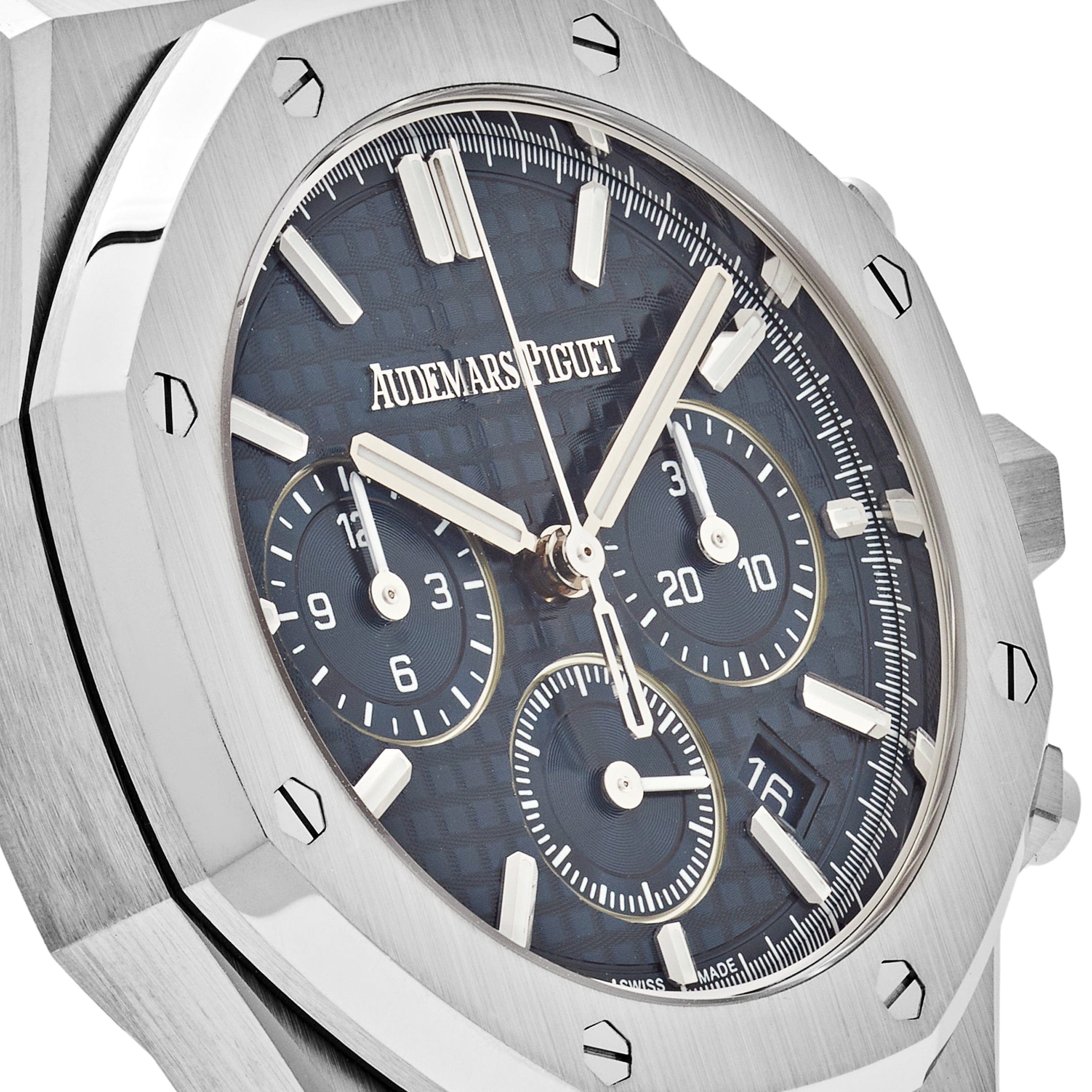 Audemars Piguet Royal Oak 26715ST.OO.1356ST.01 Selfwinding Chronograph Stainless Steel Blue Dial (2022) view 5