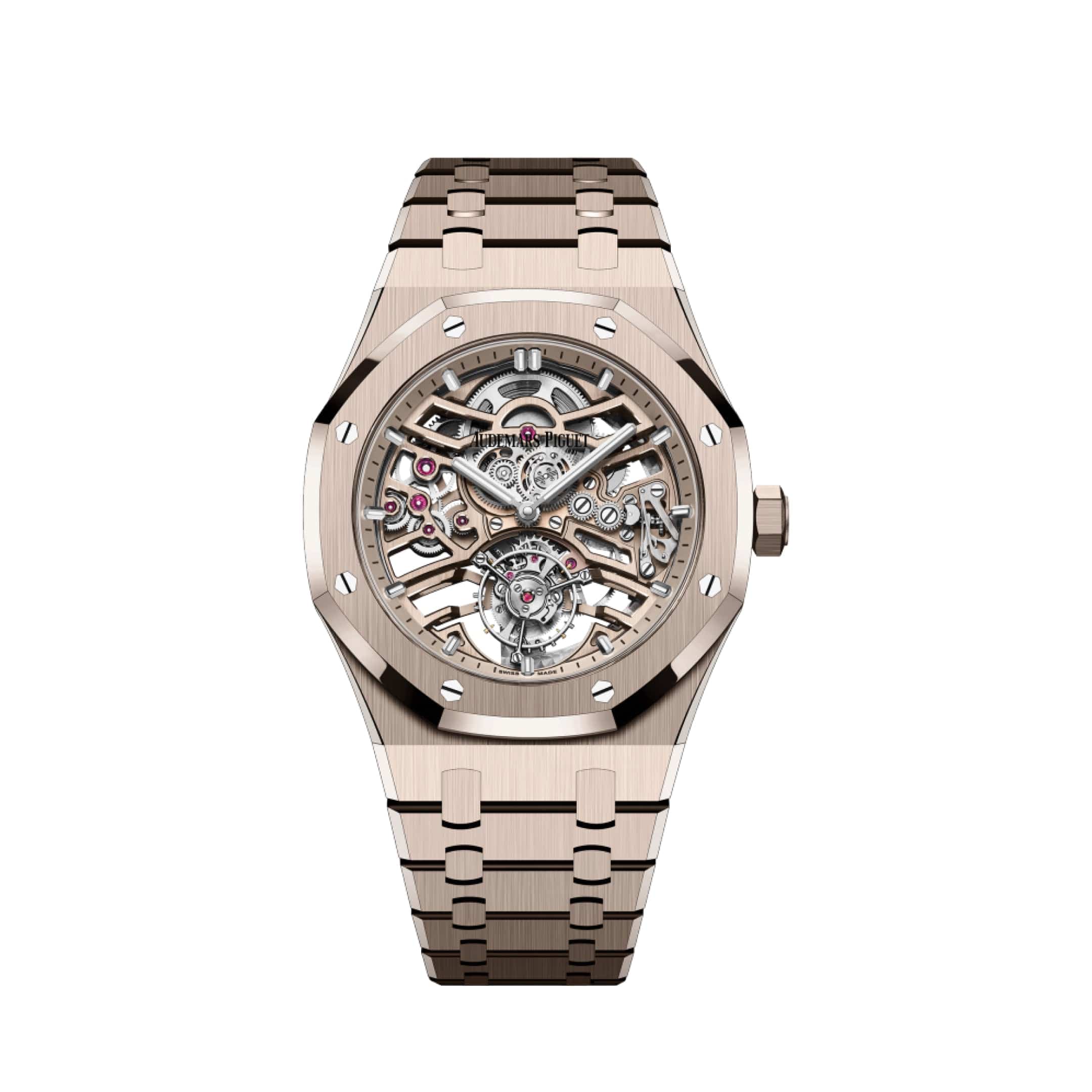 Audemars Piguet Royal Oak 26735SG.OO.1320SG.01 Selfwinding Flying Tourbillon Openworked Sand Gold (2024)