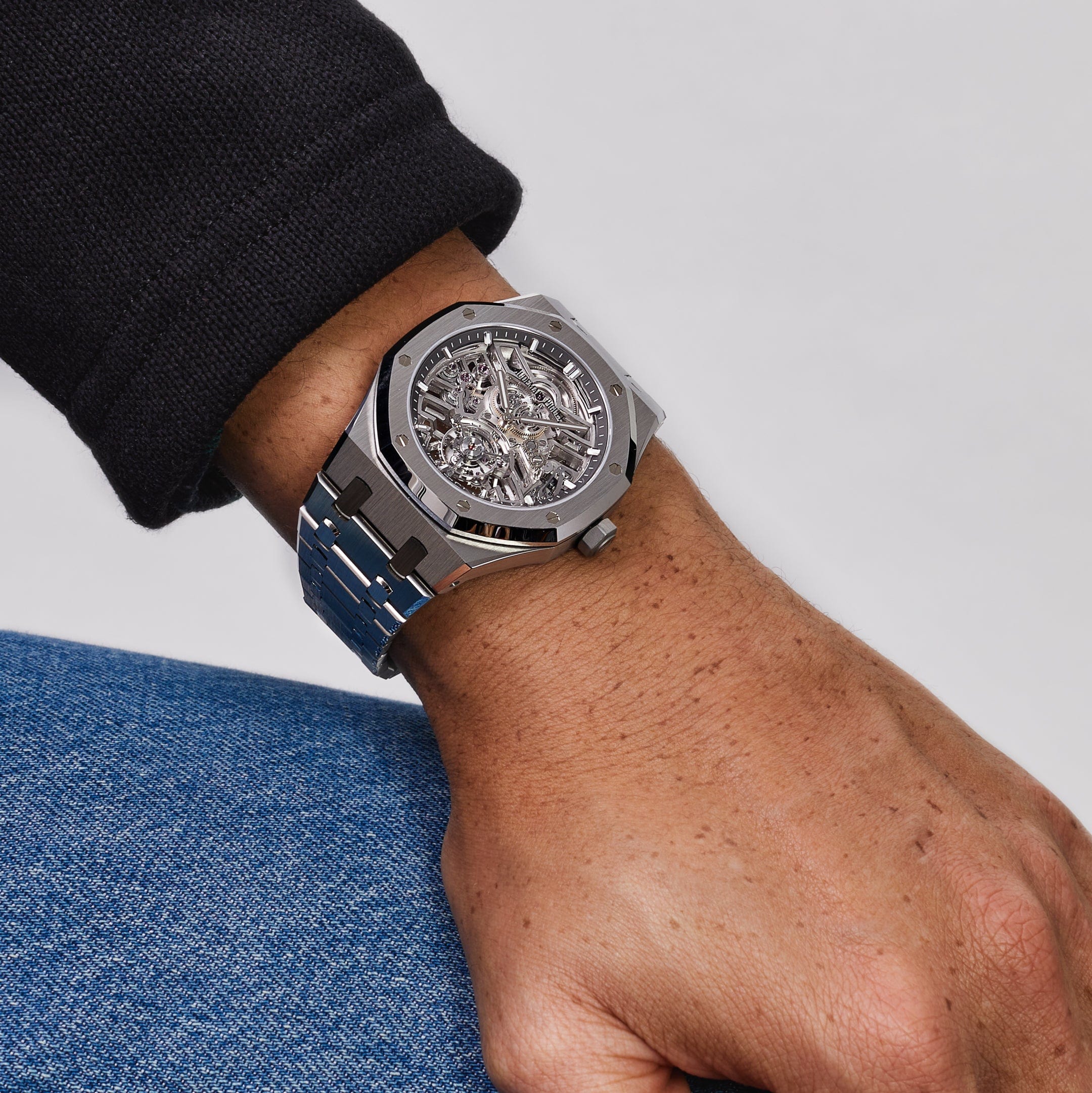 Audemars Piguet Royal Oak 26735ST.OO.1320ST.02 Flying Tourbillon Stainless Steel Openworked view 2