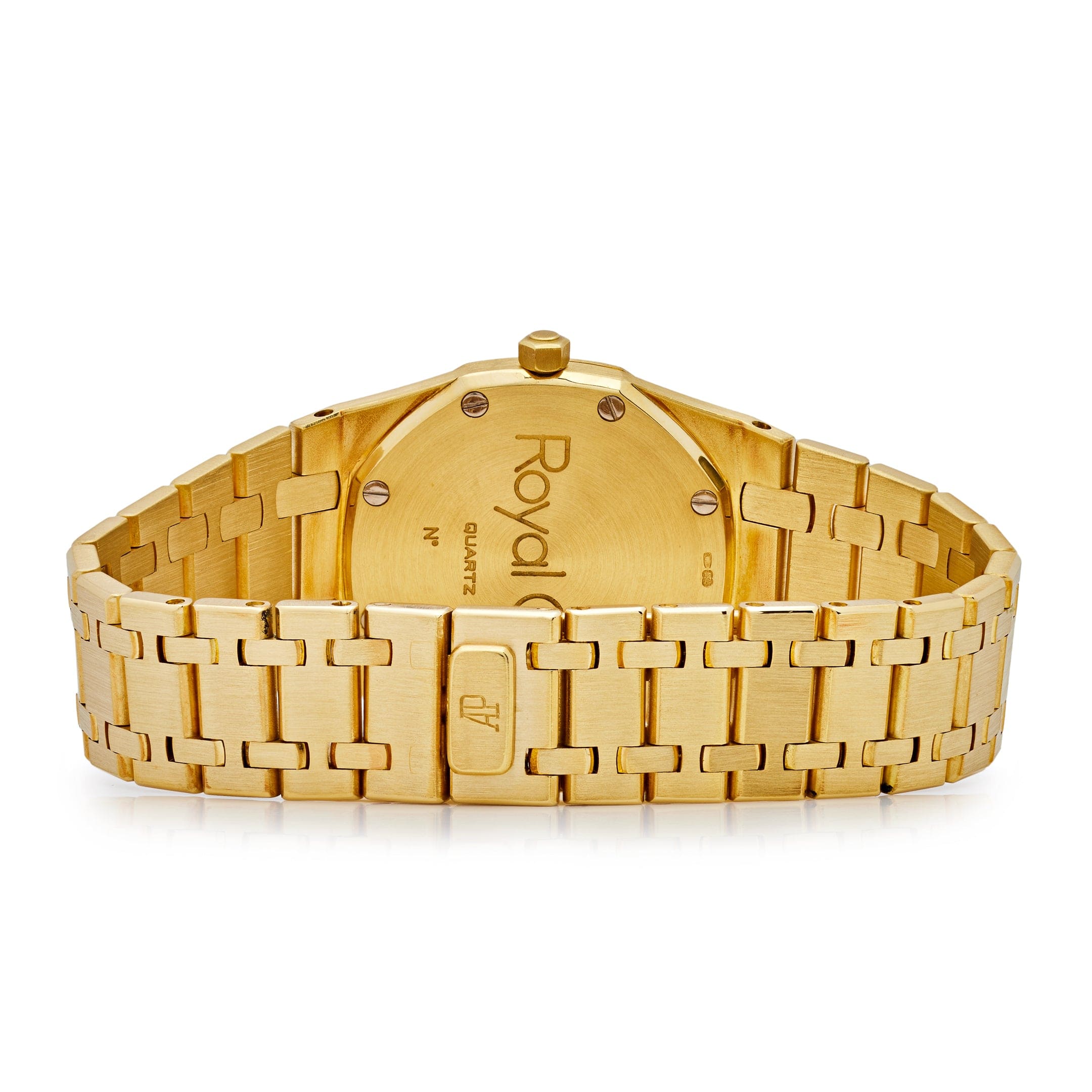 Audemars Piguet Royal Oak 56175BA Vintage Yellow Gold Champagne Dial view 6
