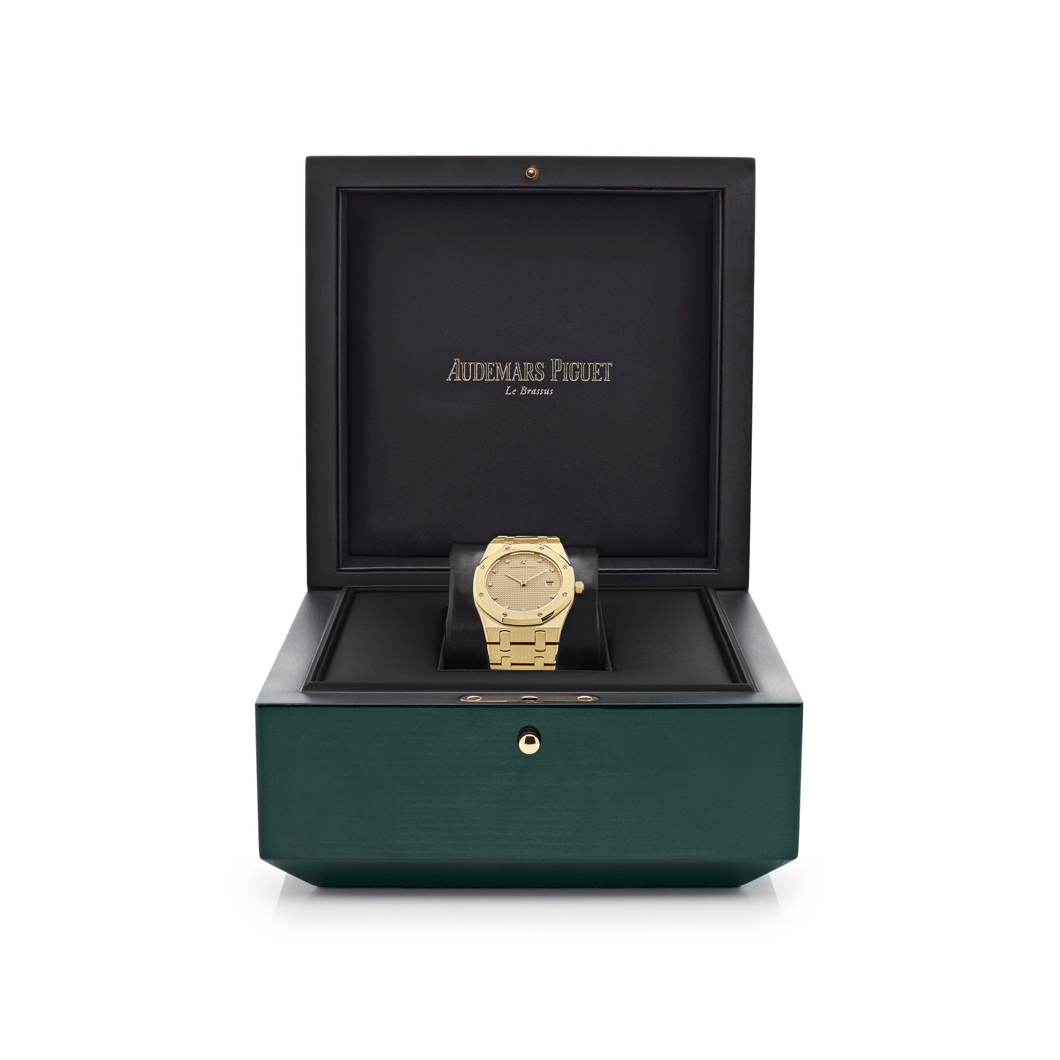Audemars Piguet Royal Oak 56175BA Vintage Yellow Gold Champagne Dial view 7