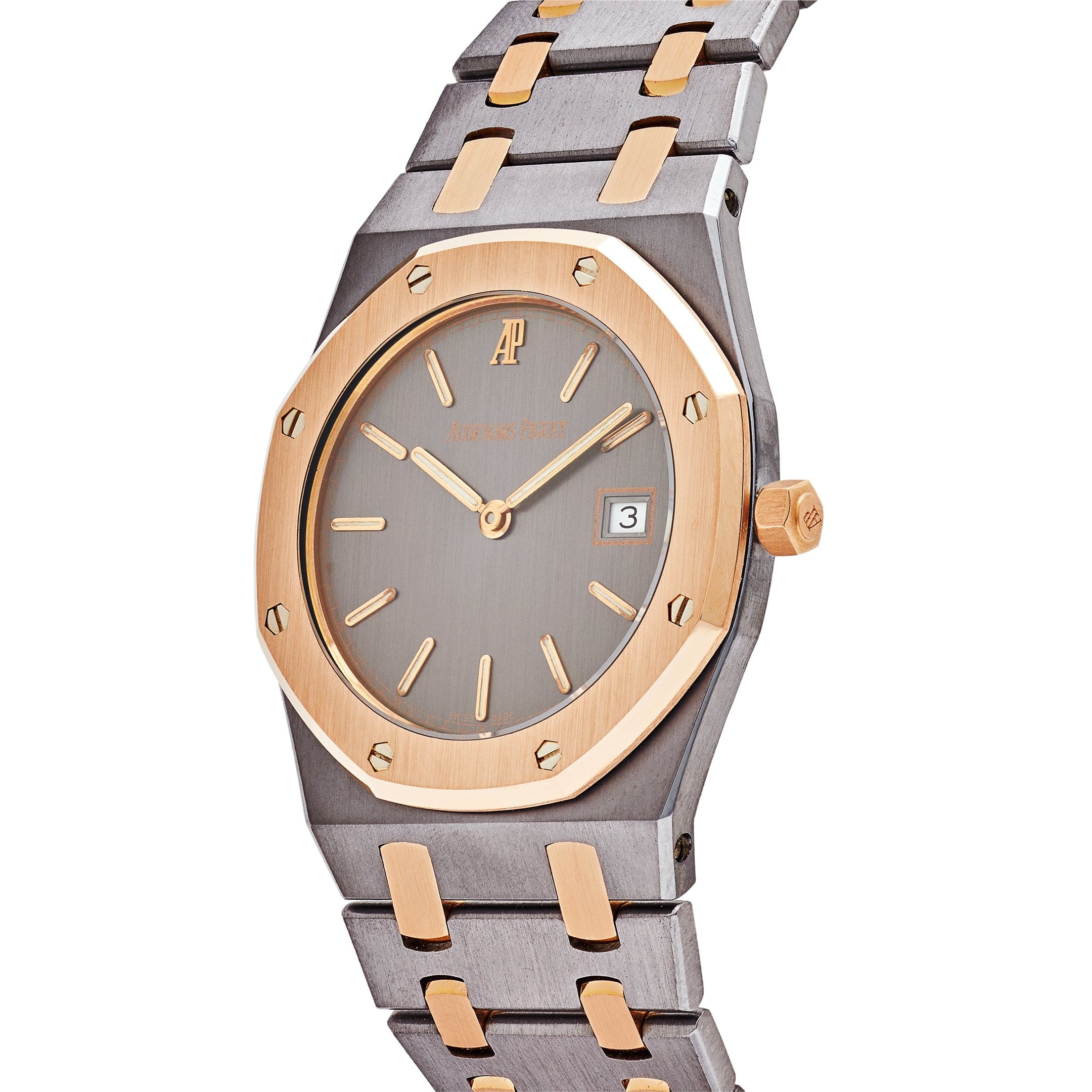 Audemars Piguet Royal Oak 56175TR.0.0789TR Two-Toned Tantalum Rose Gold Slate Dial (2000) view 3