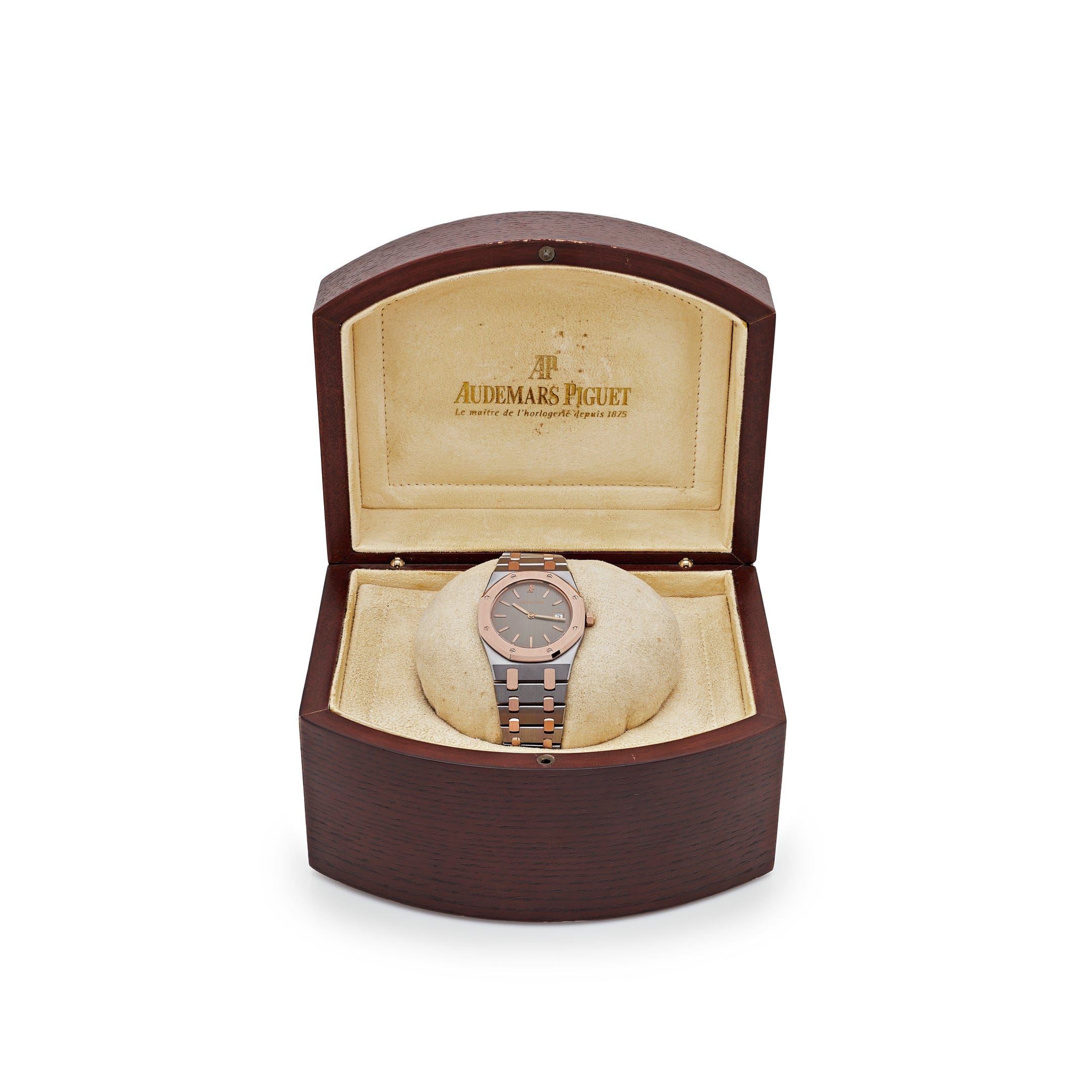 Audemars Piguet Royal Oak 56175TR.0.0789TR Two-Toned Tantalum Rose Gold Slate Dial (2000) view 7