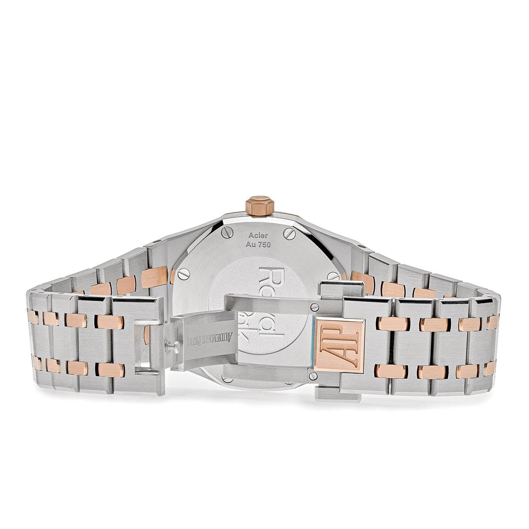 Audemars Piguet Royal Oak 67651SR.ZZ.1261SR.01 Quartz Rose Gold Stainless Steel Diamond Bezel view 4
