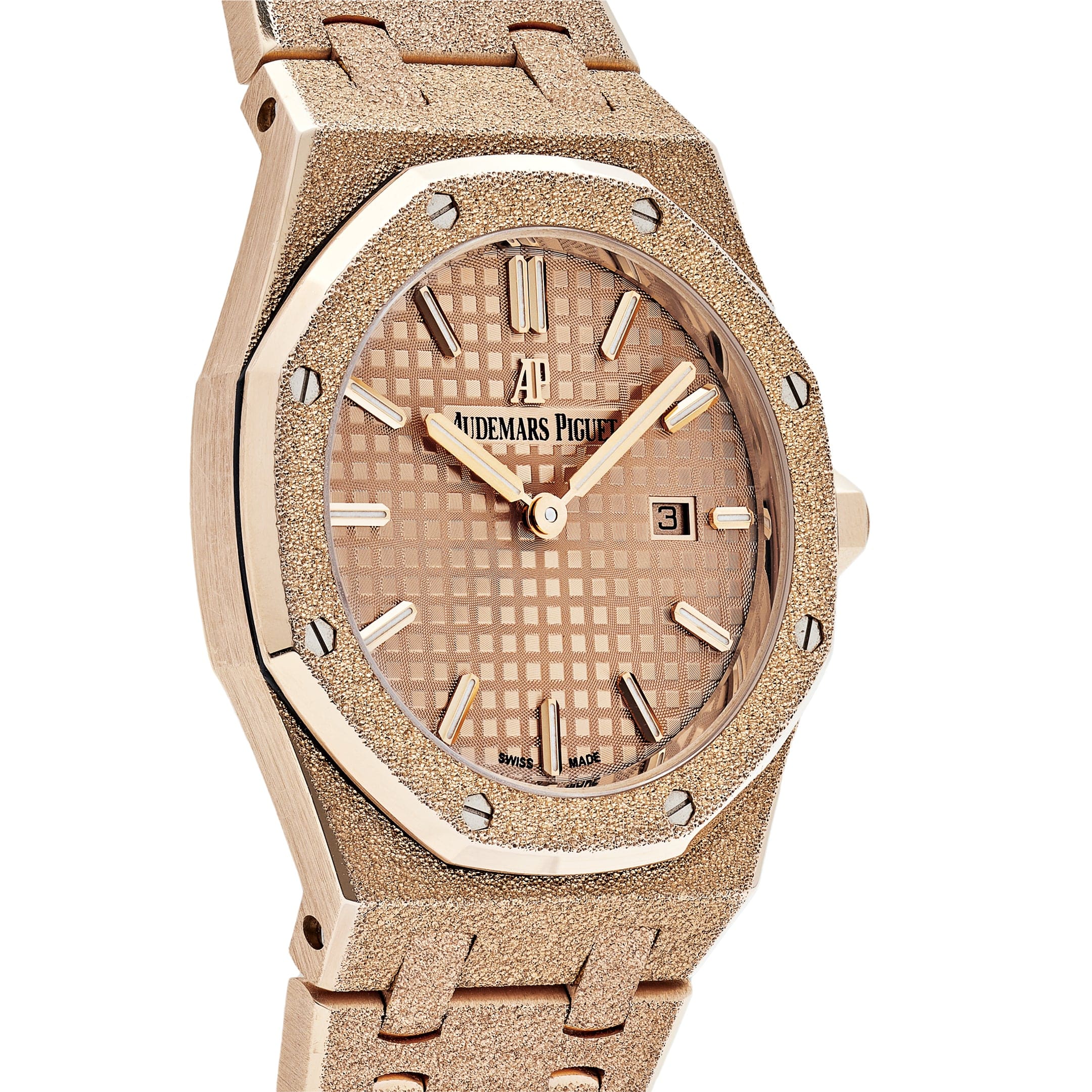 Audemars Piguet Royal Oak 67653OR.GG.1263OR.02 Lady Quartz Frosted Rose Gold view 4