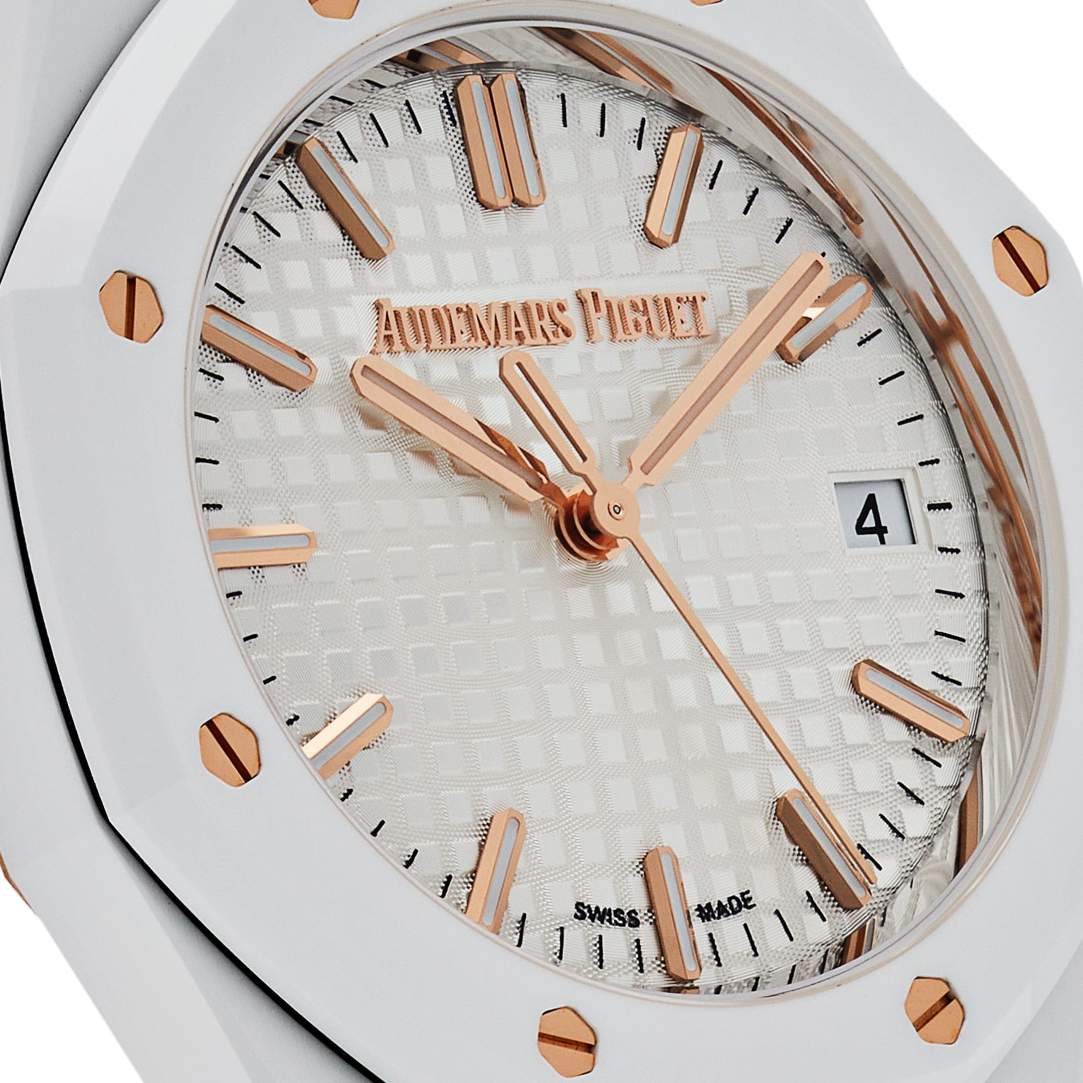 Audemars Piguet Royal Oak 77350CB.OO.1266CB.01 White Ceramic (2023) view 5