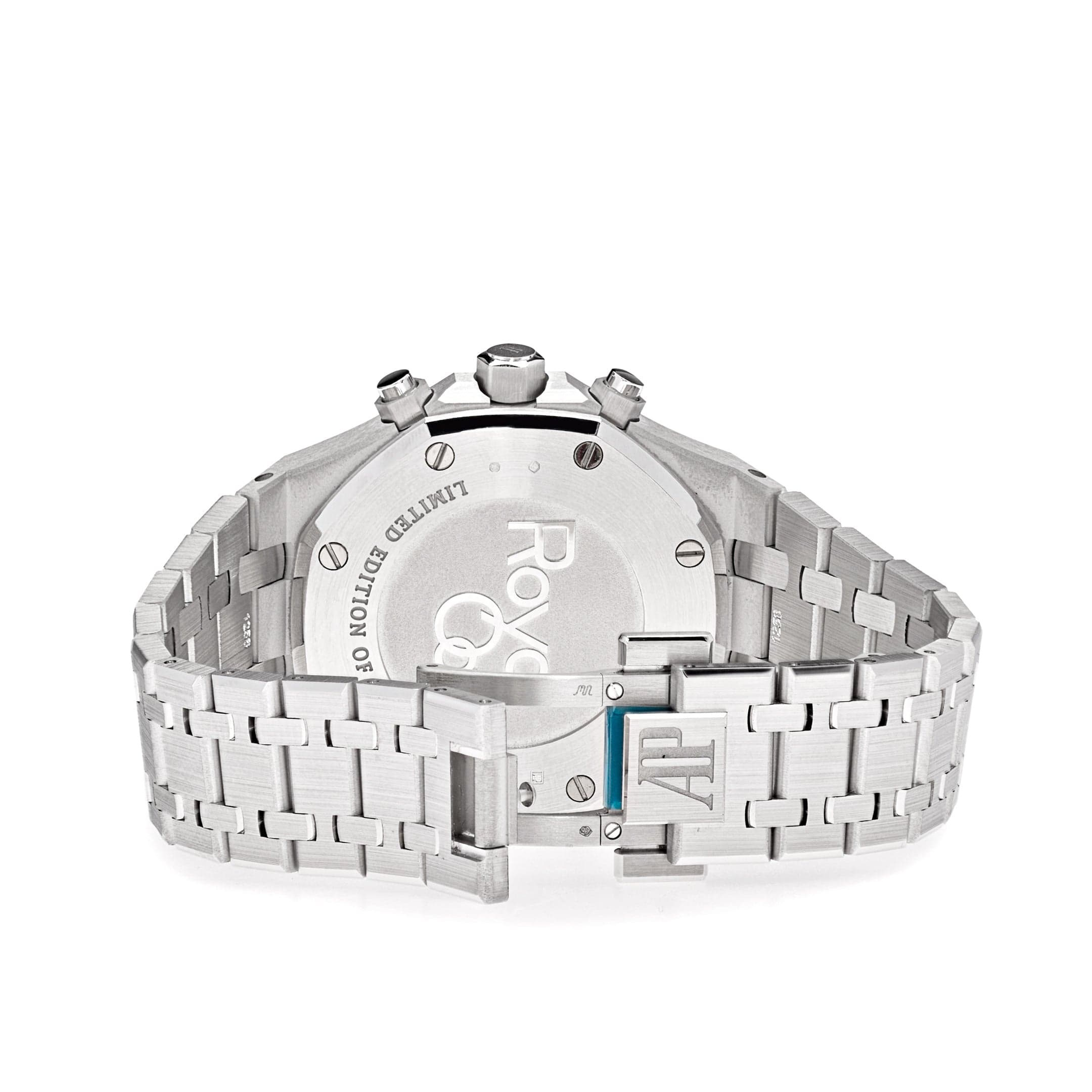 Audemars Piguet Royal Oak 26317BC.OO.1256BC.01 Selfwinding Chronograph White Gold Light Blue Dial Limited Edition view 4