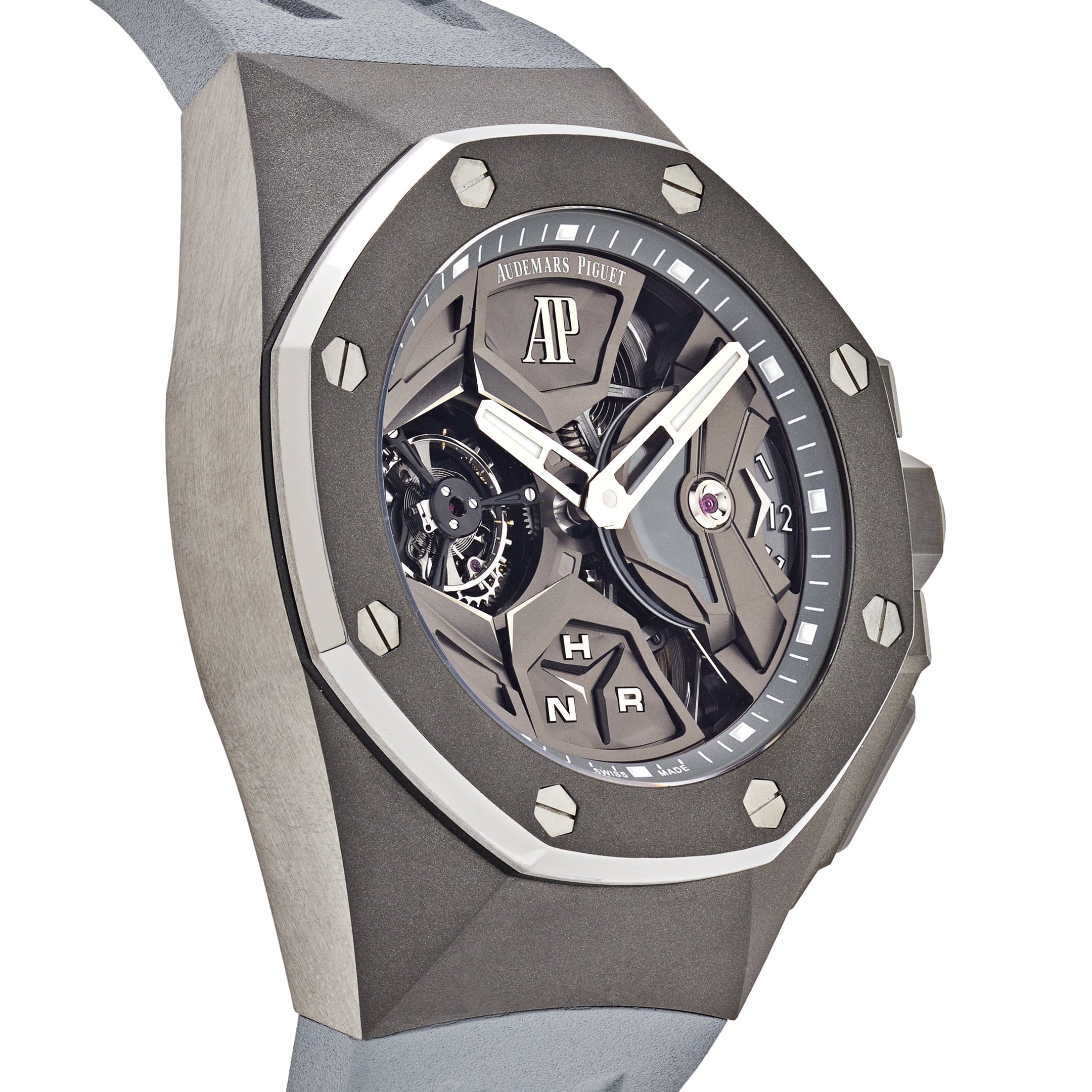 Audemars Piguet Royal Oak Concept 26589TI.GG.D006CA.01 Flying Tourbillon GMT Titanium Limited Edition view 4