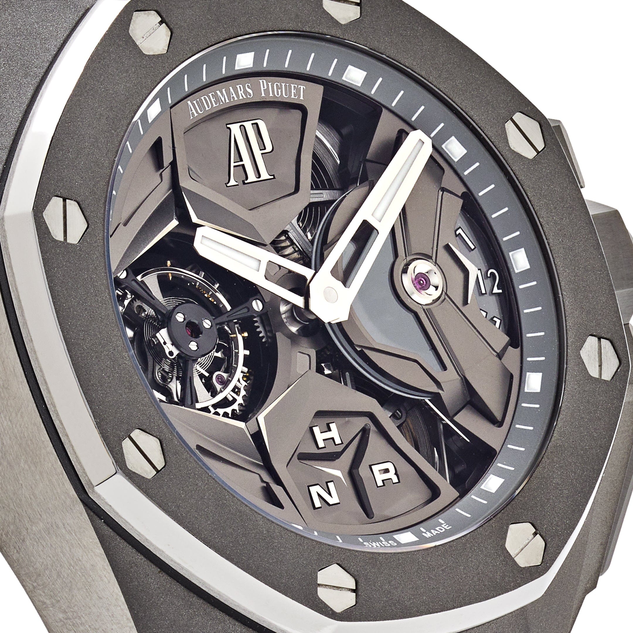 Audemars Piguet Royal Oak Concept 26589TI.GG.D006CA.01 Flying Tourbillon GMT Titanium Limited Edition view 6
